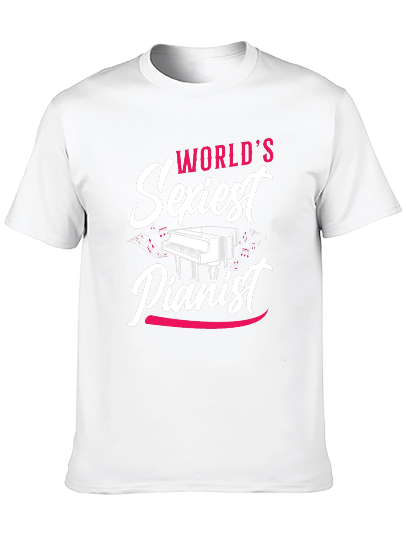 Worlds Sexiest Pianist Black T-Shirt