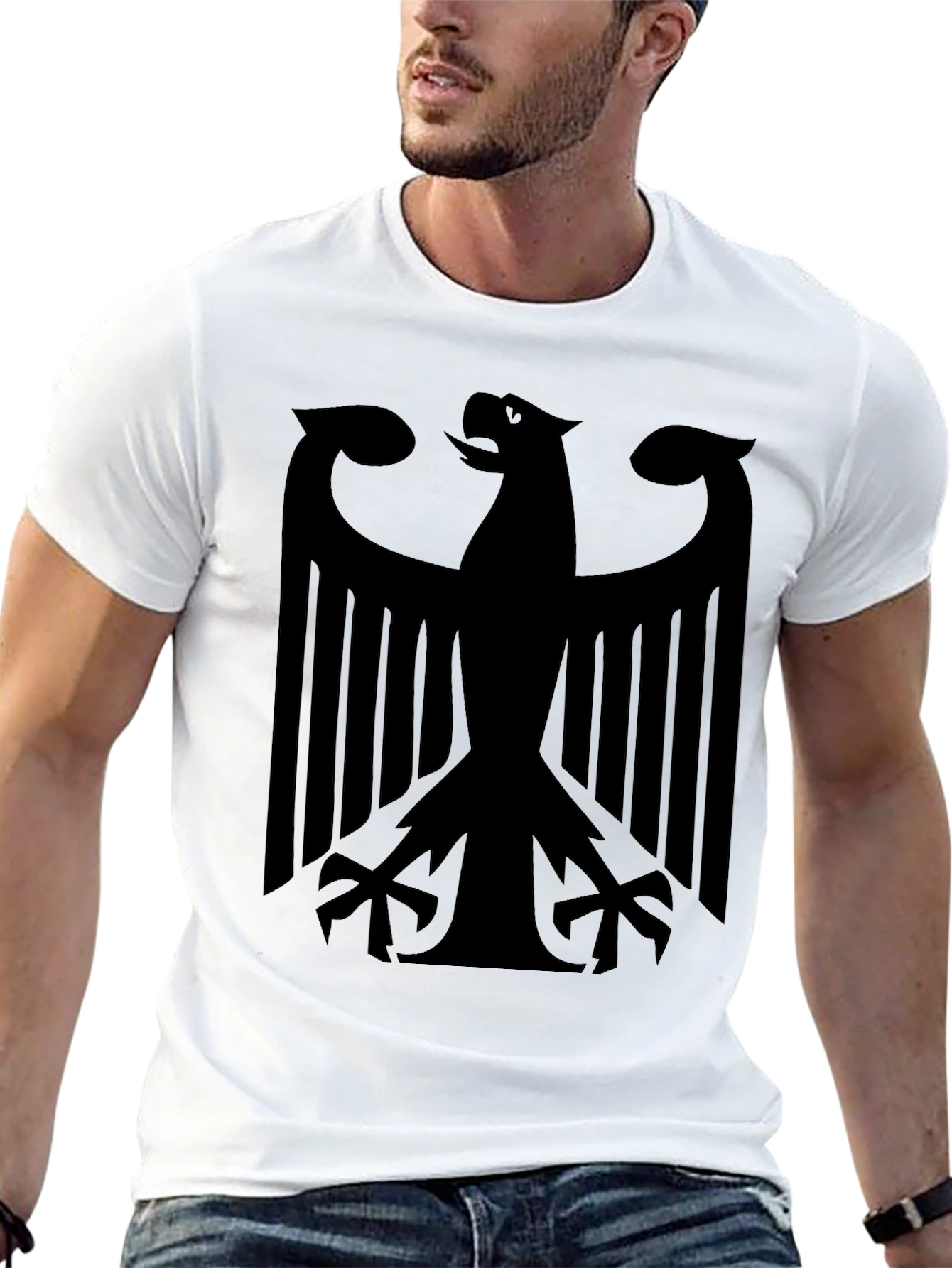 Black Eagle Graphic Tee - Menswear
