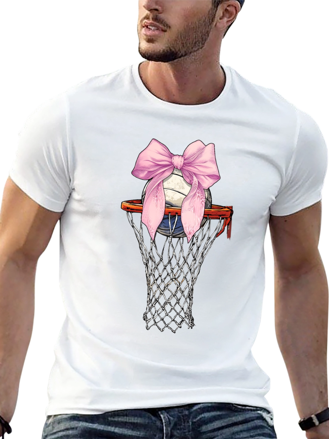 Volleyball Breast Cancer Awareness T-Shirt