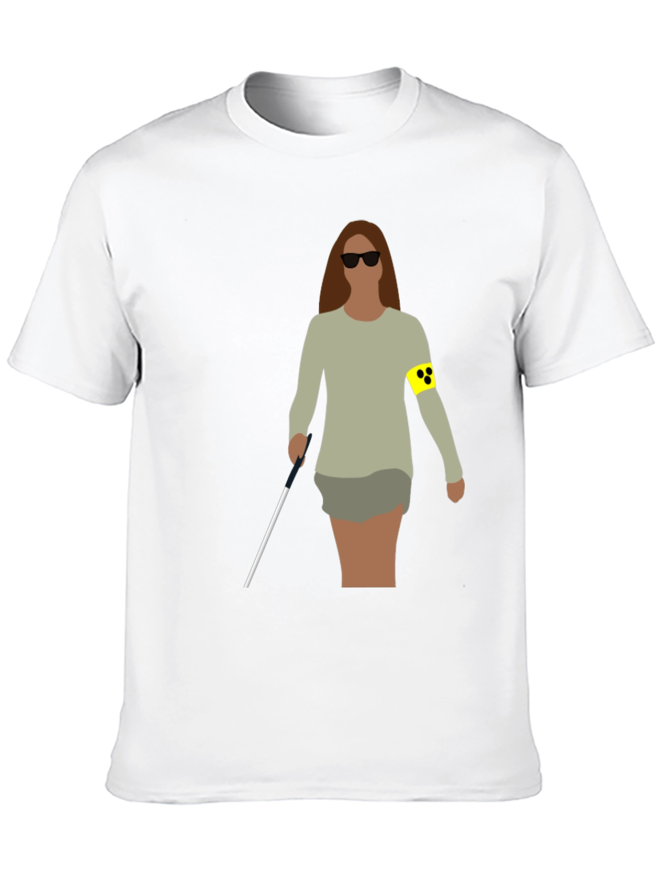 Blind Woman Graphic T-Shirt