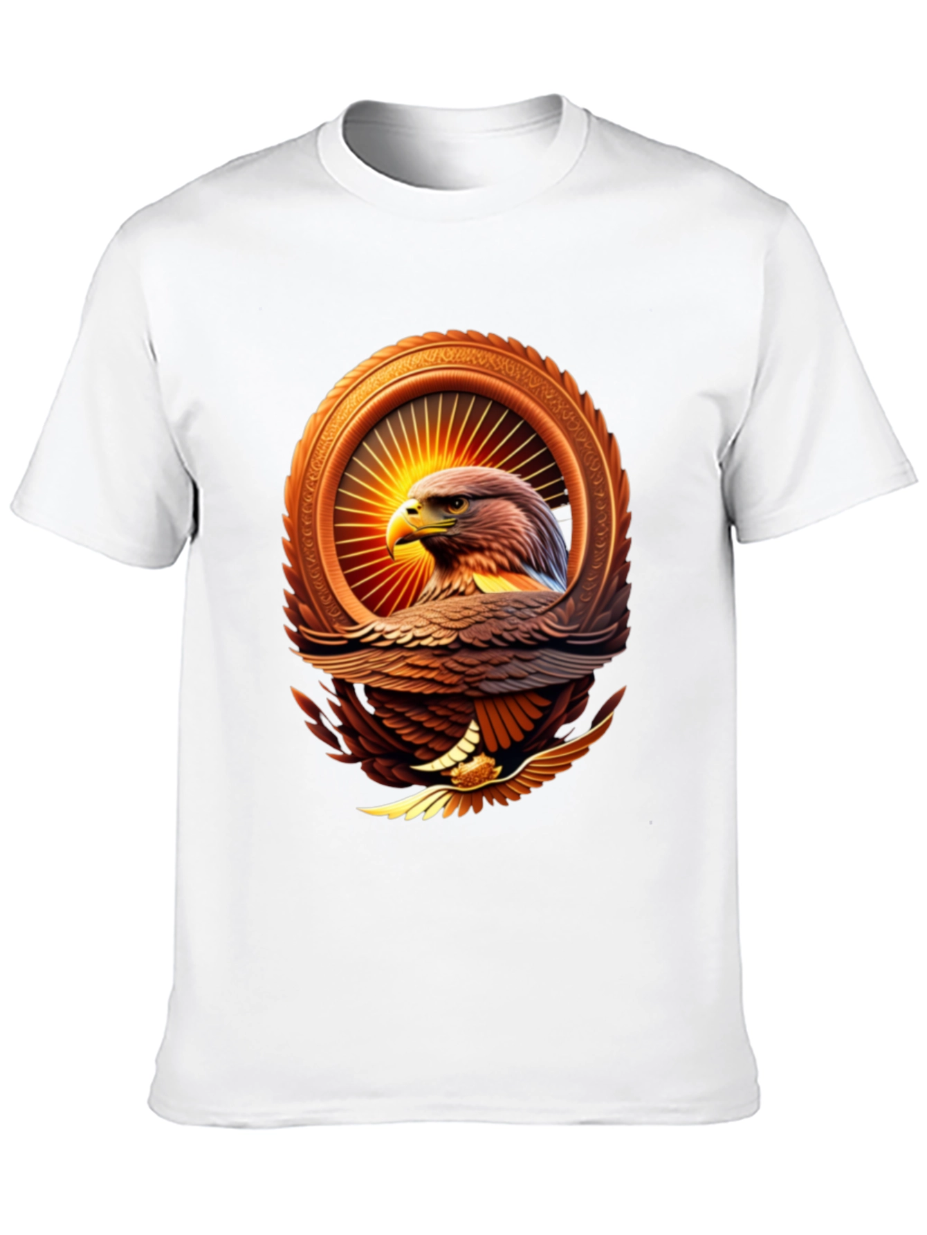 Eagle Emblem Graphic Tee - Bold Style