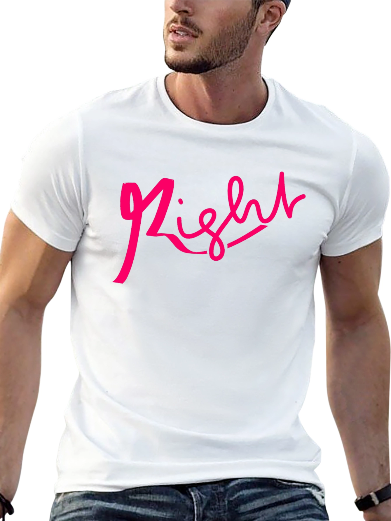 Right Script Black T-Shirt