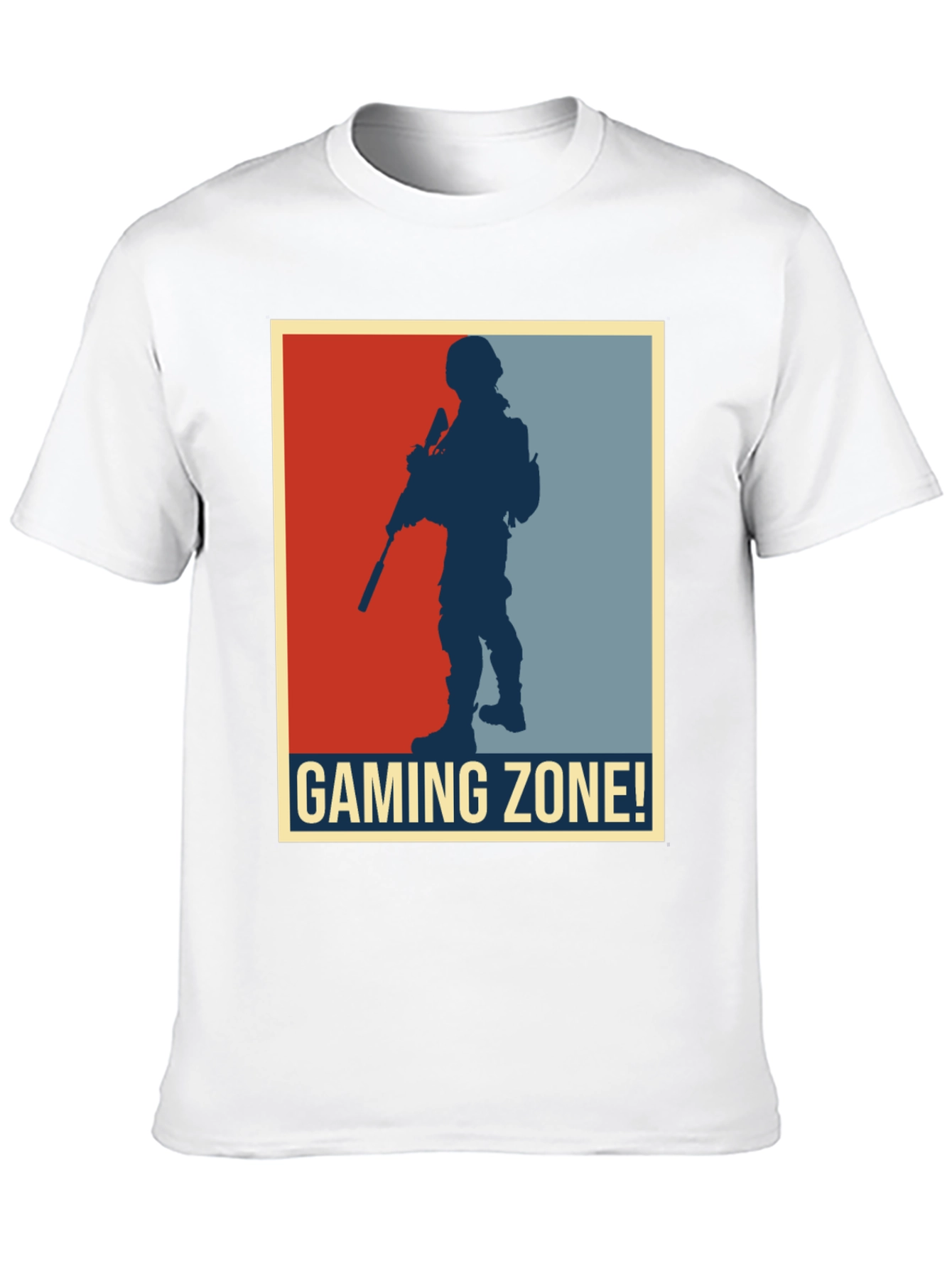 Gaming Zone Soldier Graphic Tee - Black