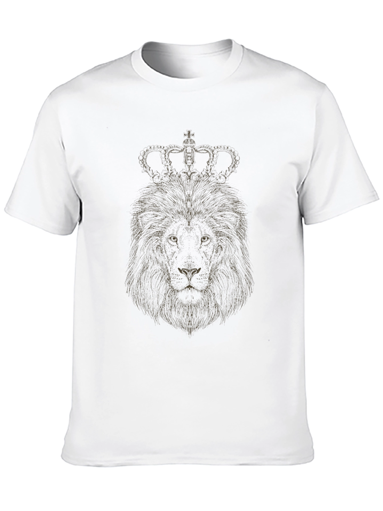 Lion Crown Graphic Tee - Black T-Shirt