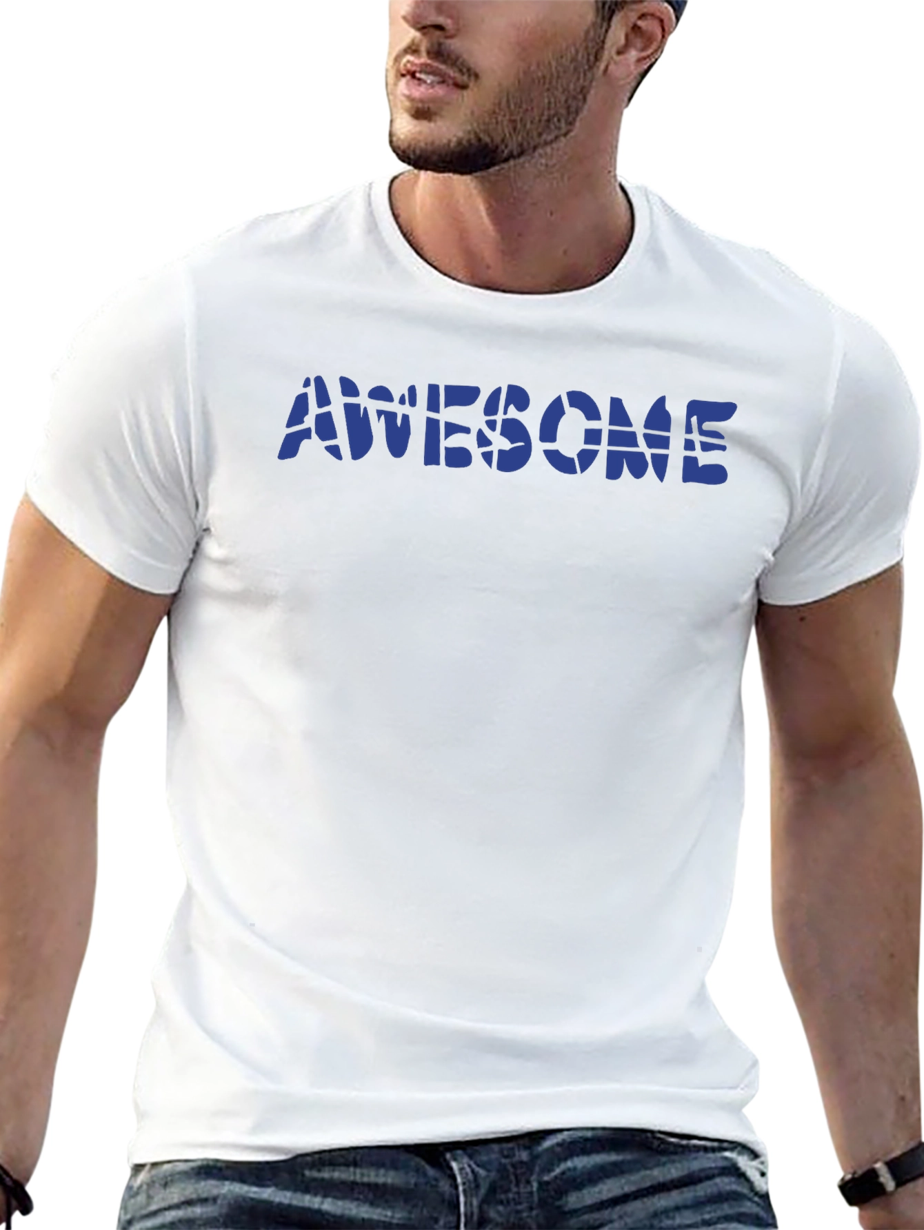 Awesome Graphic Print T-Shirt - Bold Style