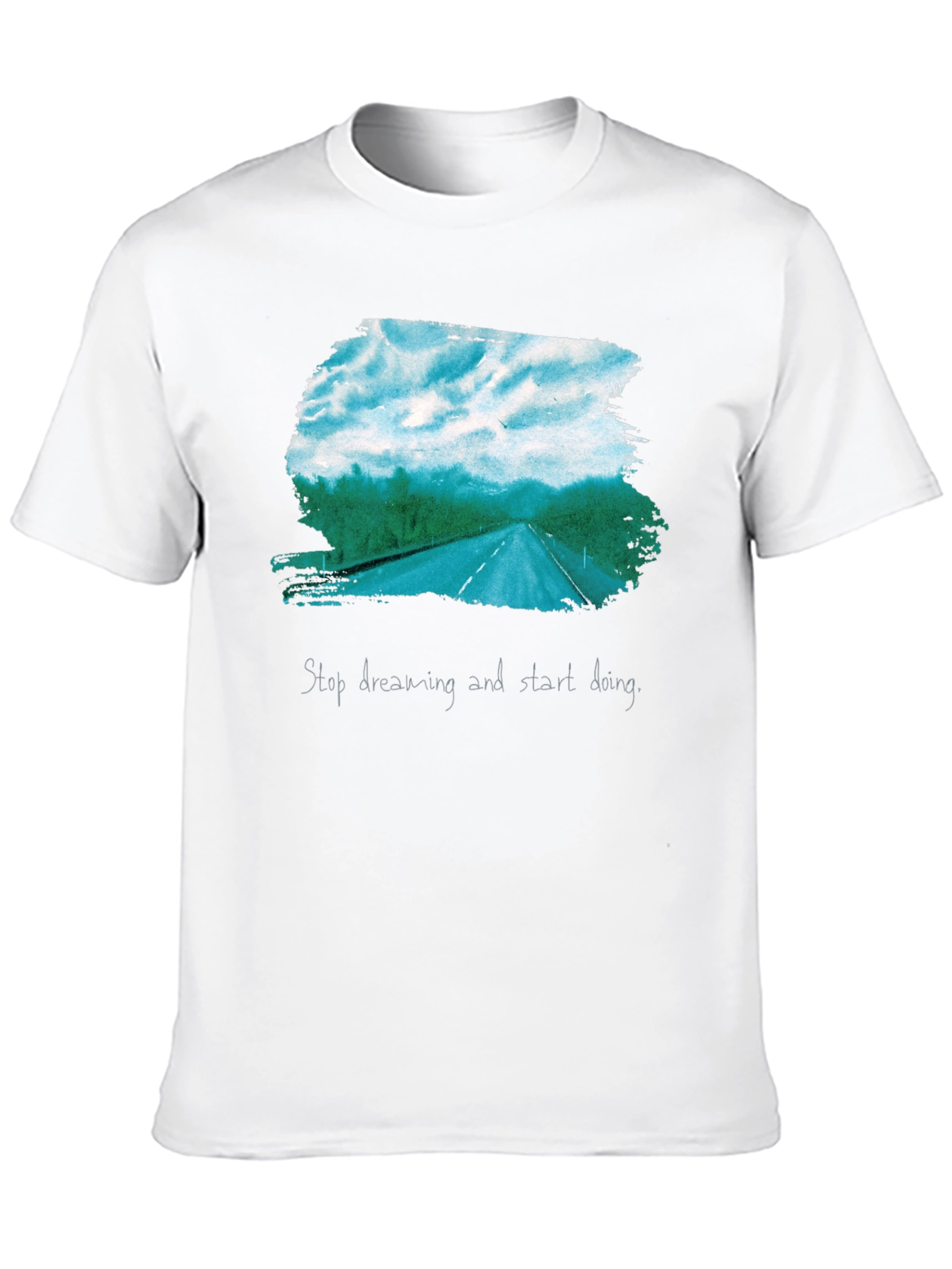 Road Trip Graphic Tee - Stop Dreaming Start Doing