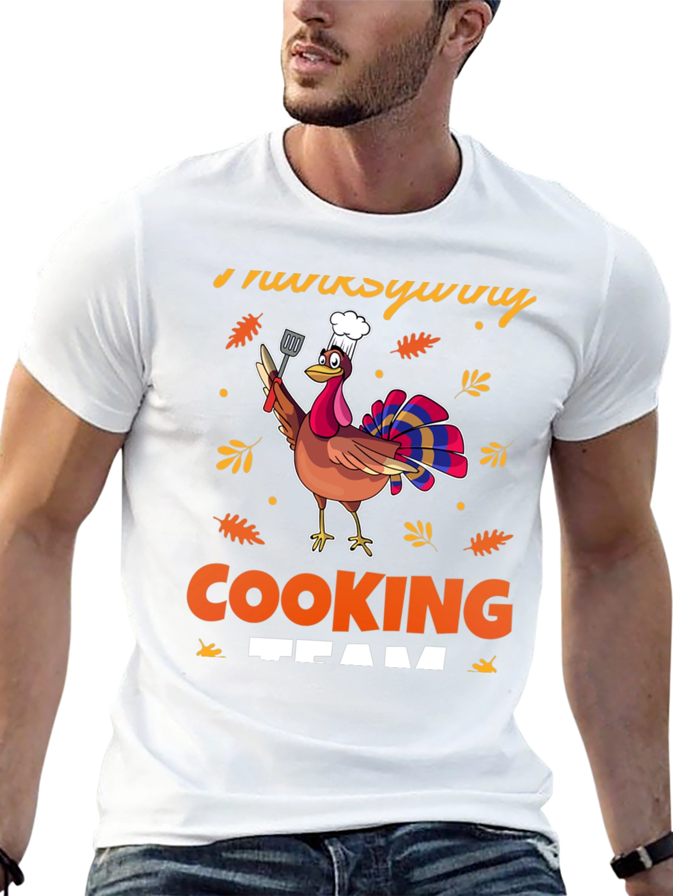Thanksgiving Cooking Team Turkey T-Shirt
