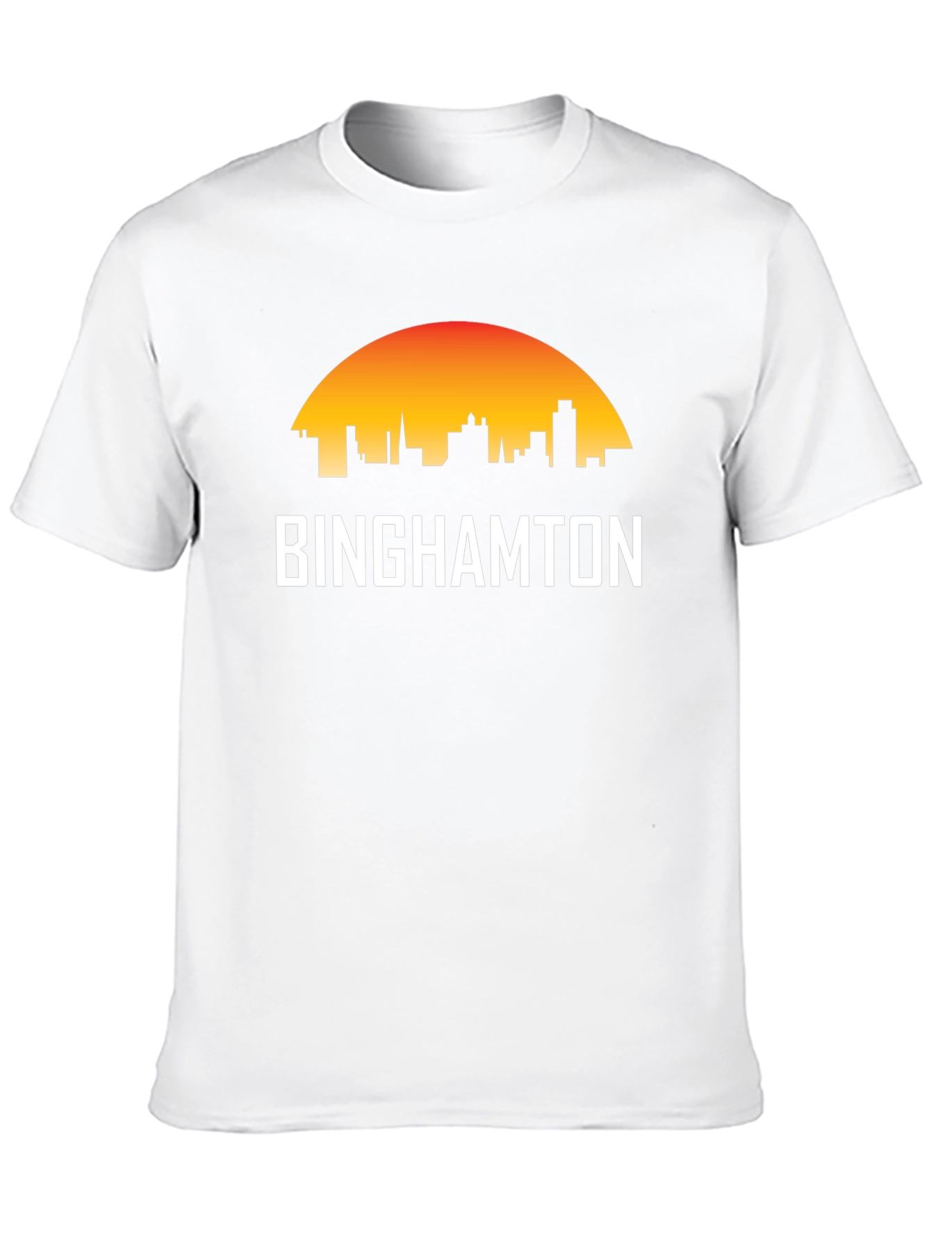 Binghamton Skyline Graphic Tee - Cityscape Shirt