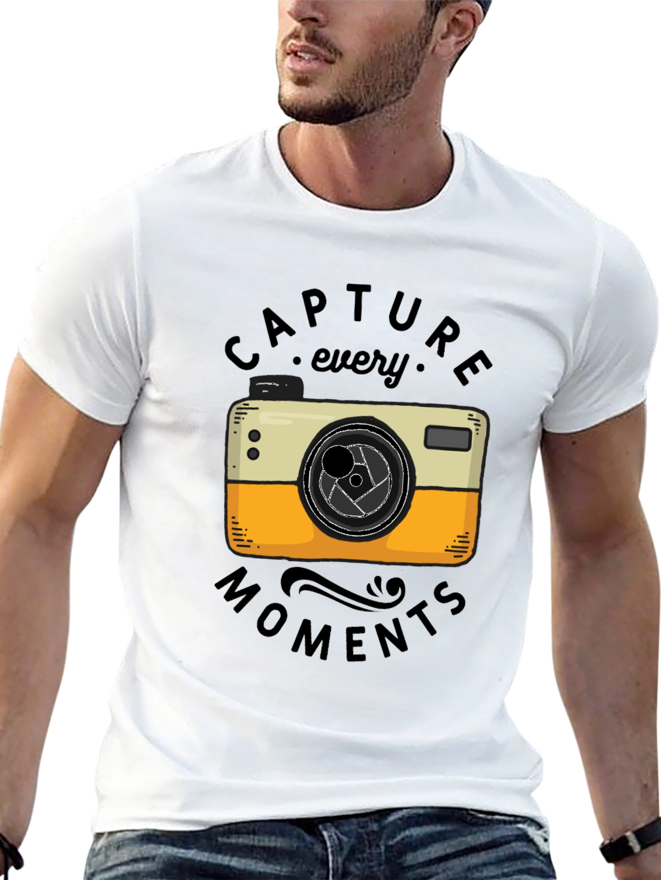 Capture Every Moment T-Shirt - Camera Graphic Tee