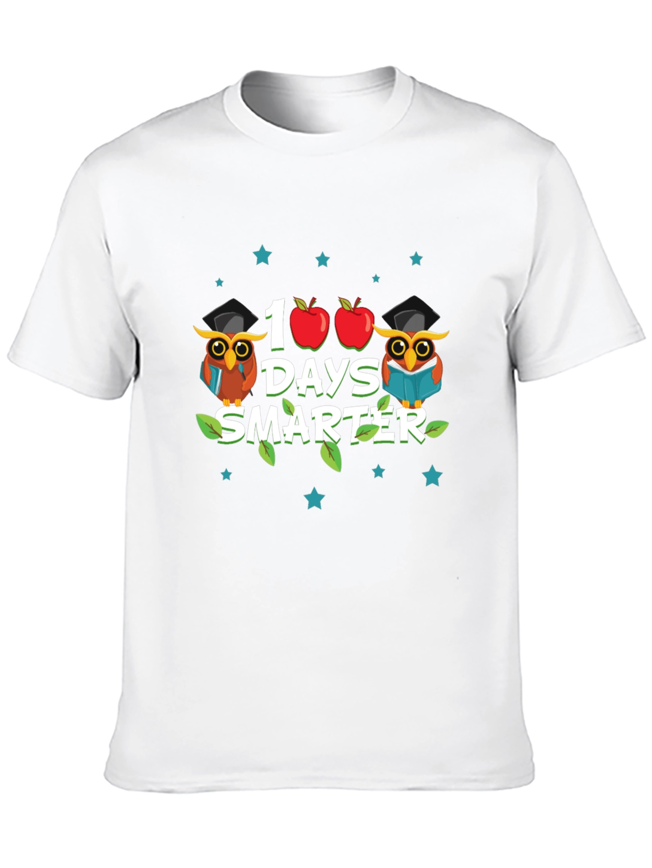 100 Days Smarter Owl Teacher T-Shirt