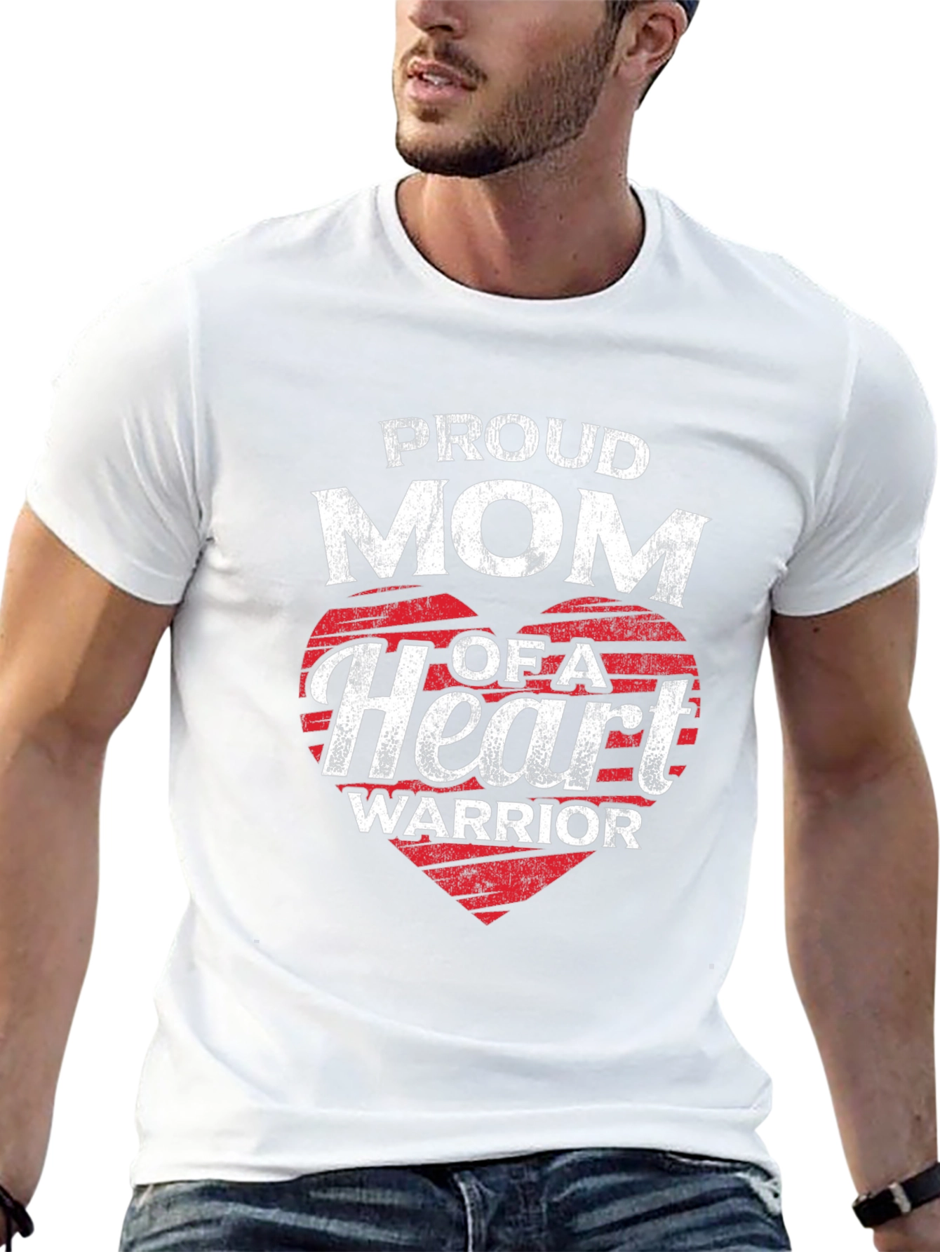 Proud Mom of a Heart Warrior T-Shirt