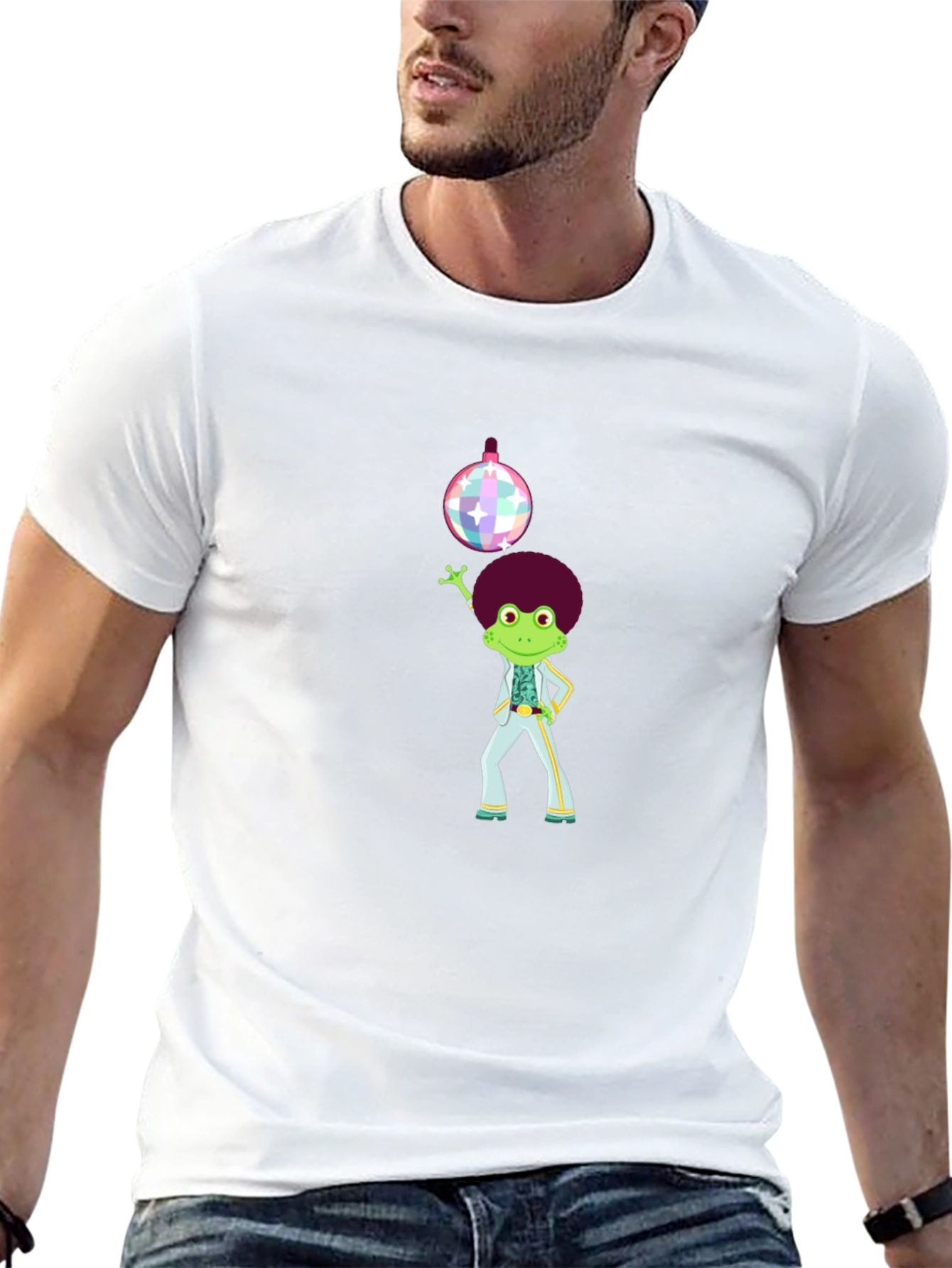 Groovy Frog Disco T-Shirt - Retro Style