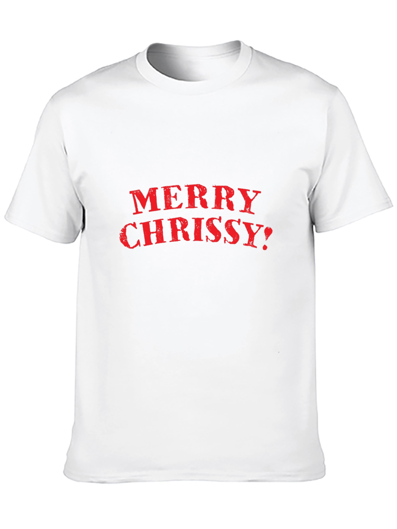 Merry Chrissy? Black Graphic T-Shirt