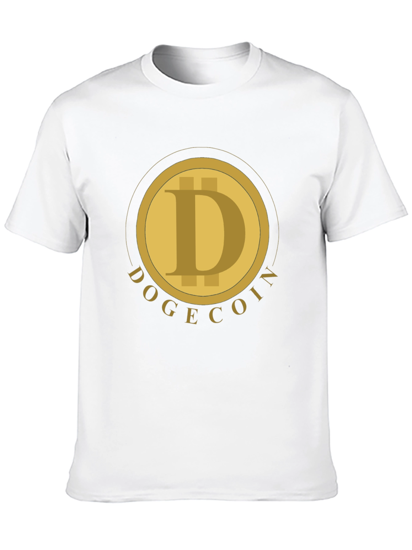 Dogecoin Crypto T-Shirt - Black Short Sleeve Tee