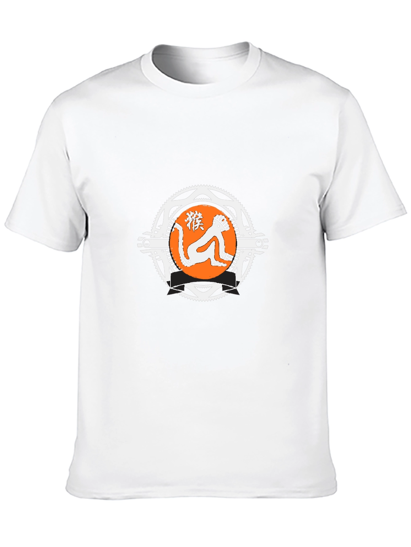 Black T-Shirt with Graphic Logo