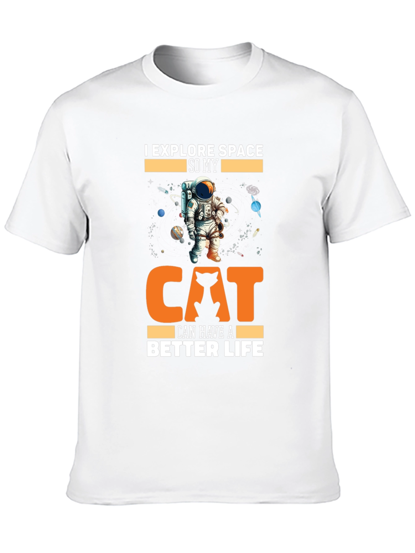 Explore Space Cat Lover T-Shirt