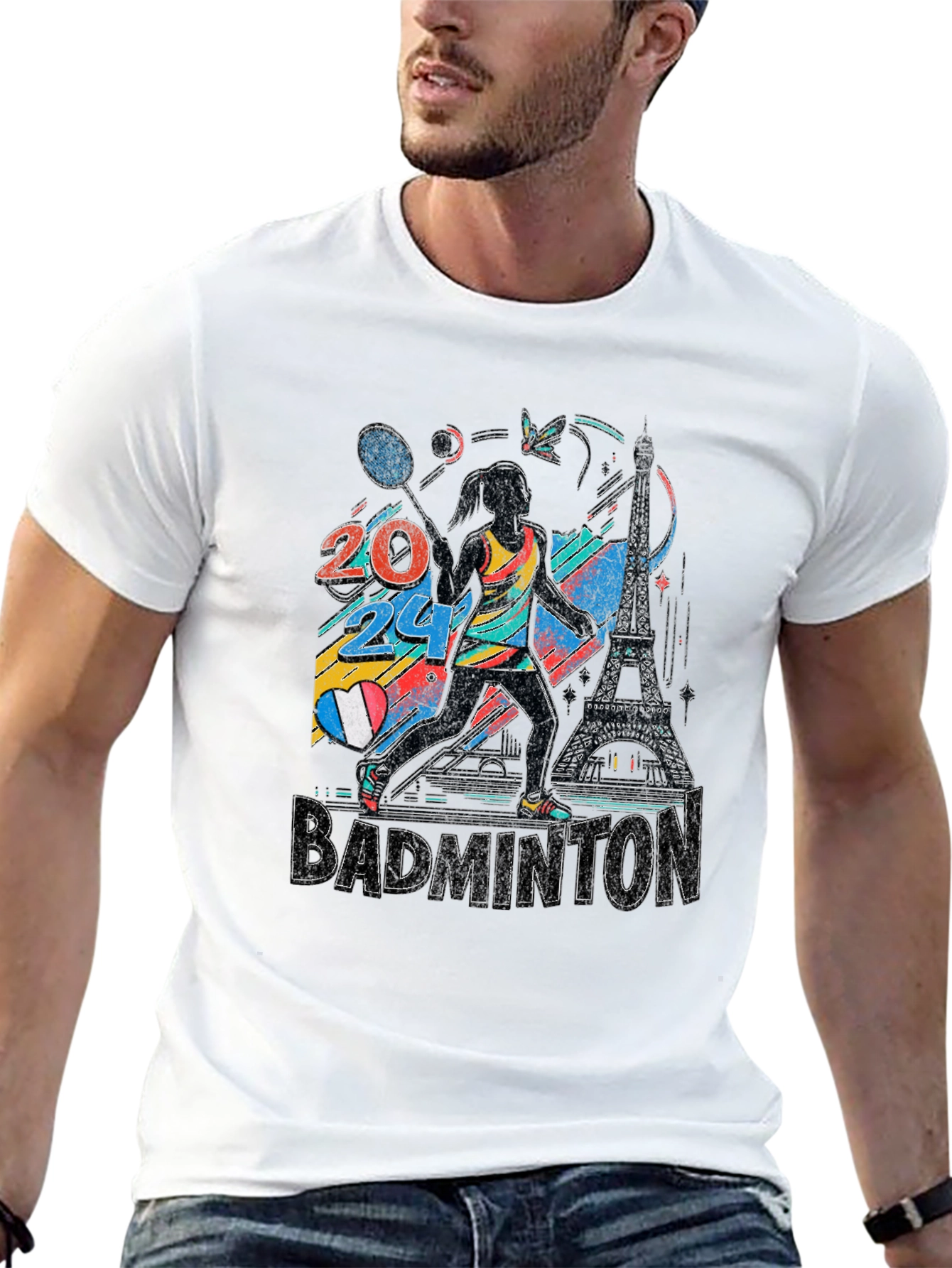 Paris 2024 Badminton T-Shirt