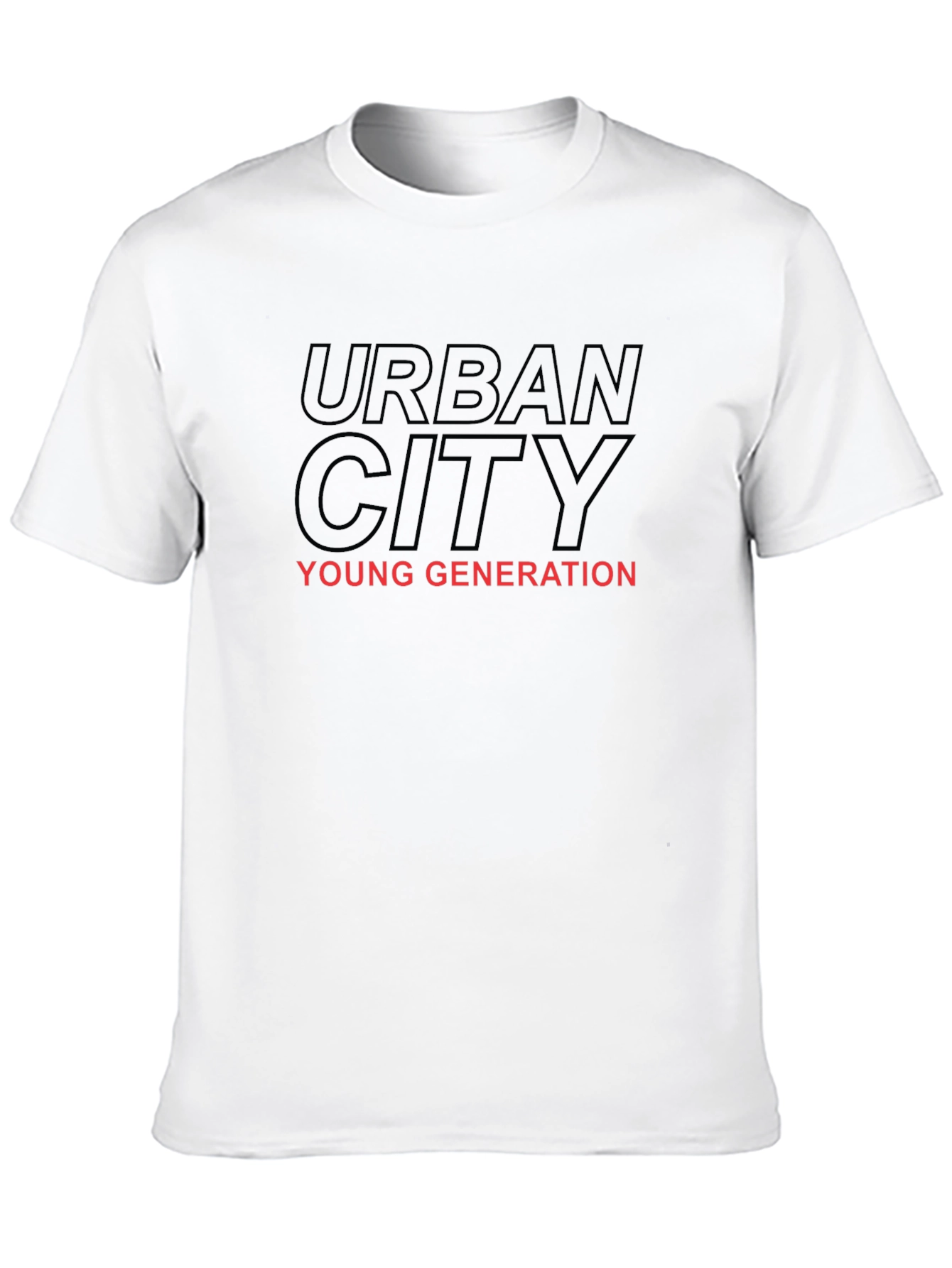 Urban City Young Generation Black Graphic Tee
