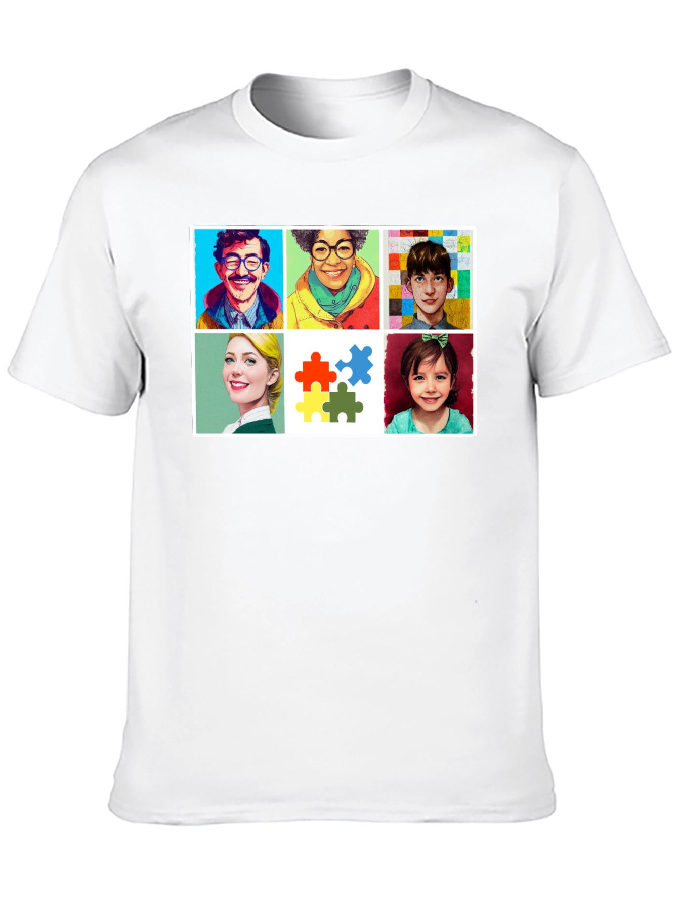 Inclusion Puzzle T-Shirt Advocate Tee