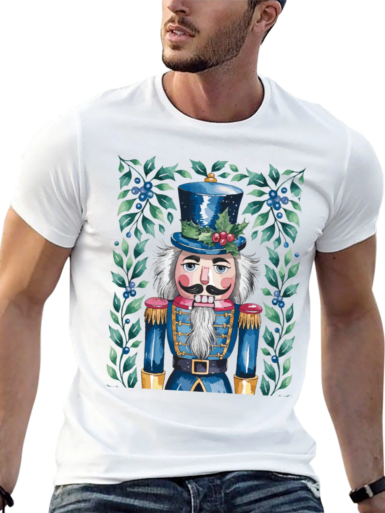 Nutcracker Soldier Graphic Print T-Shirt