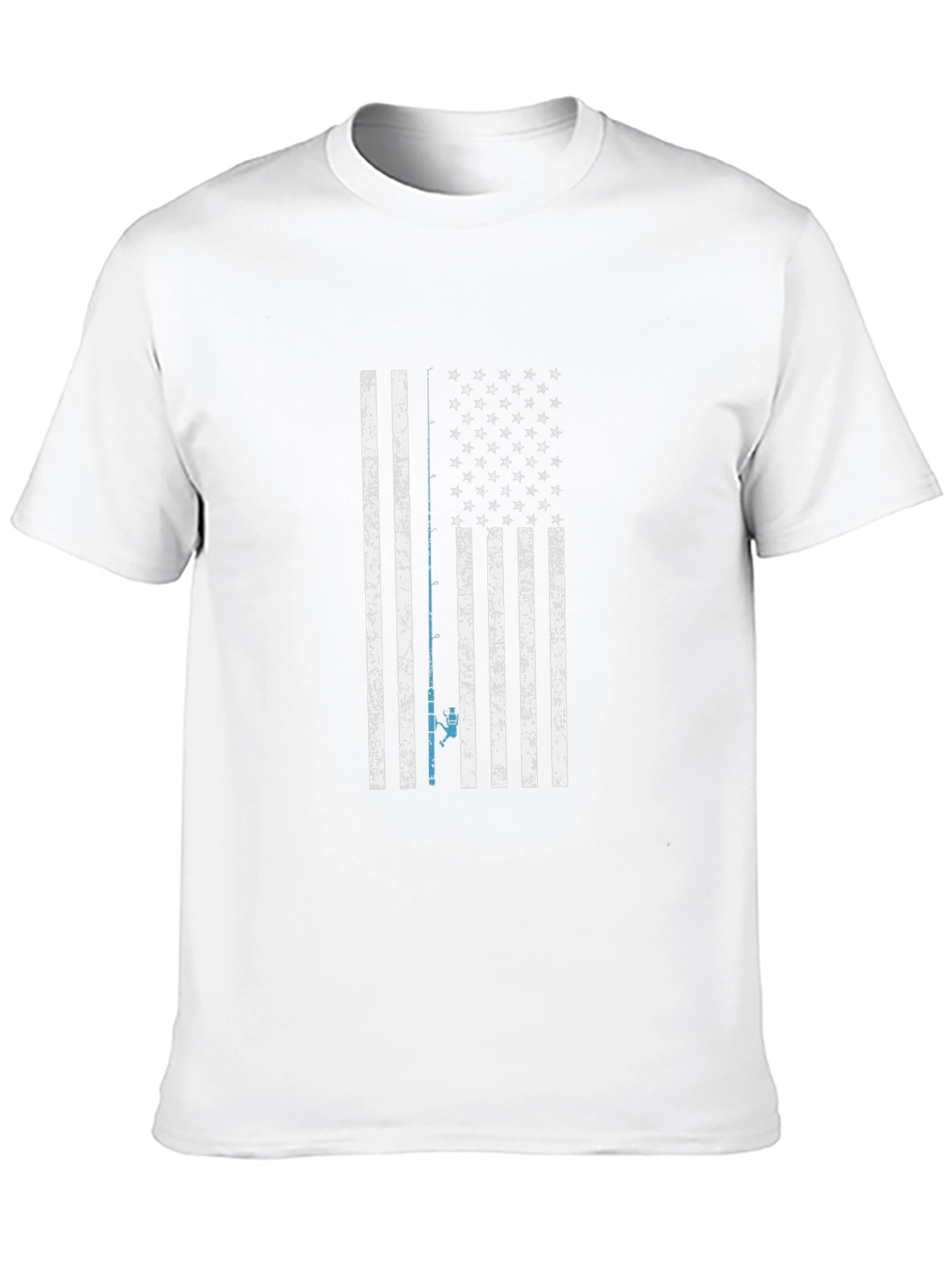 Fishing Flag Graphic T-Shirt