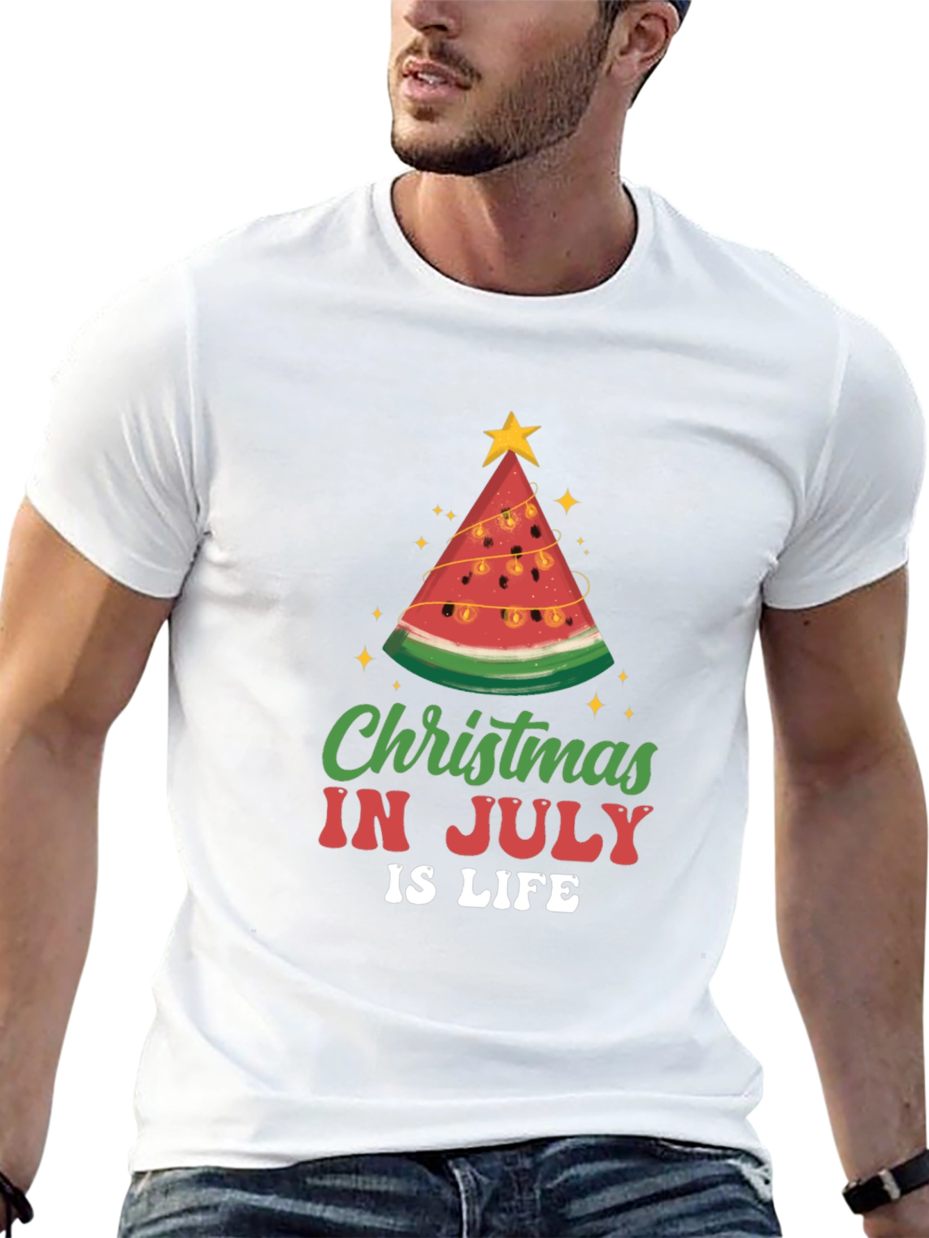 Christmas in July T-Shirt - Watermelon Tree Tee