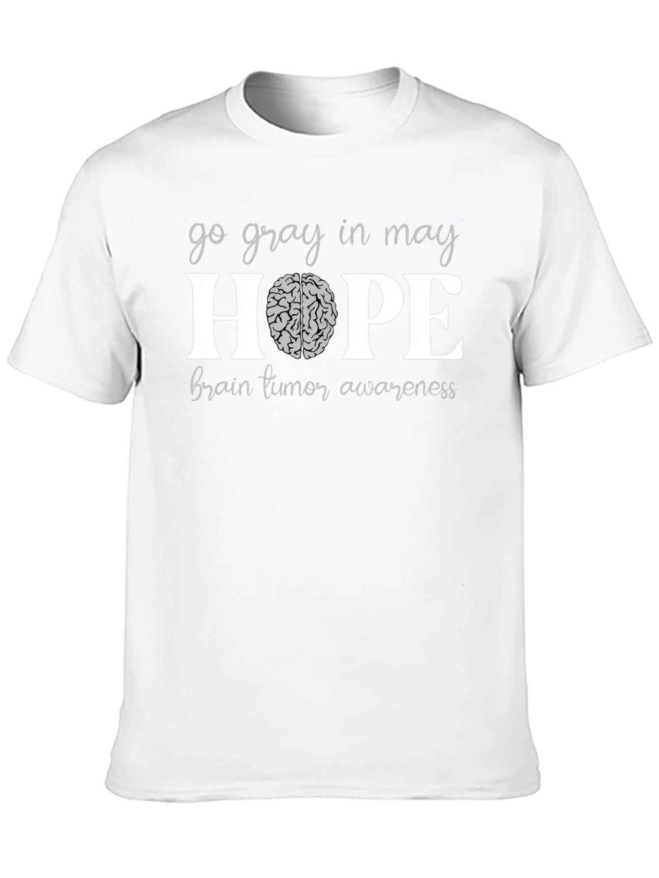 Go Gray in May Brain Tumor Awareness T-Shirt