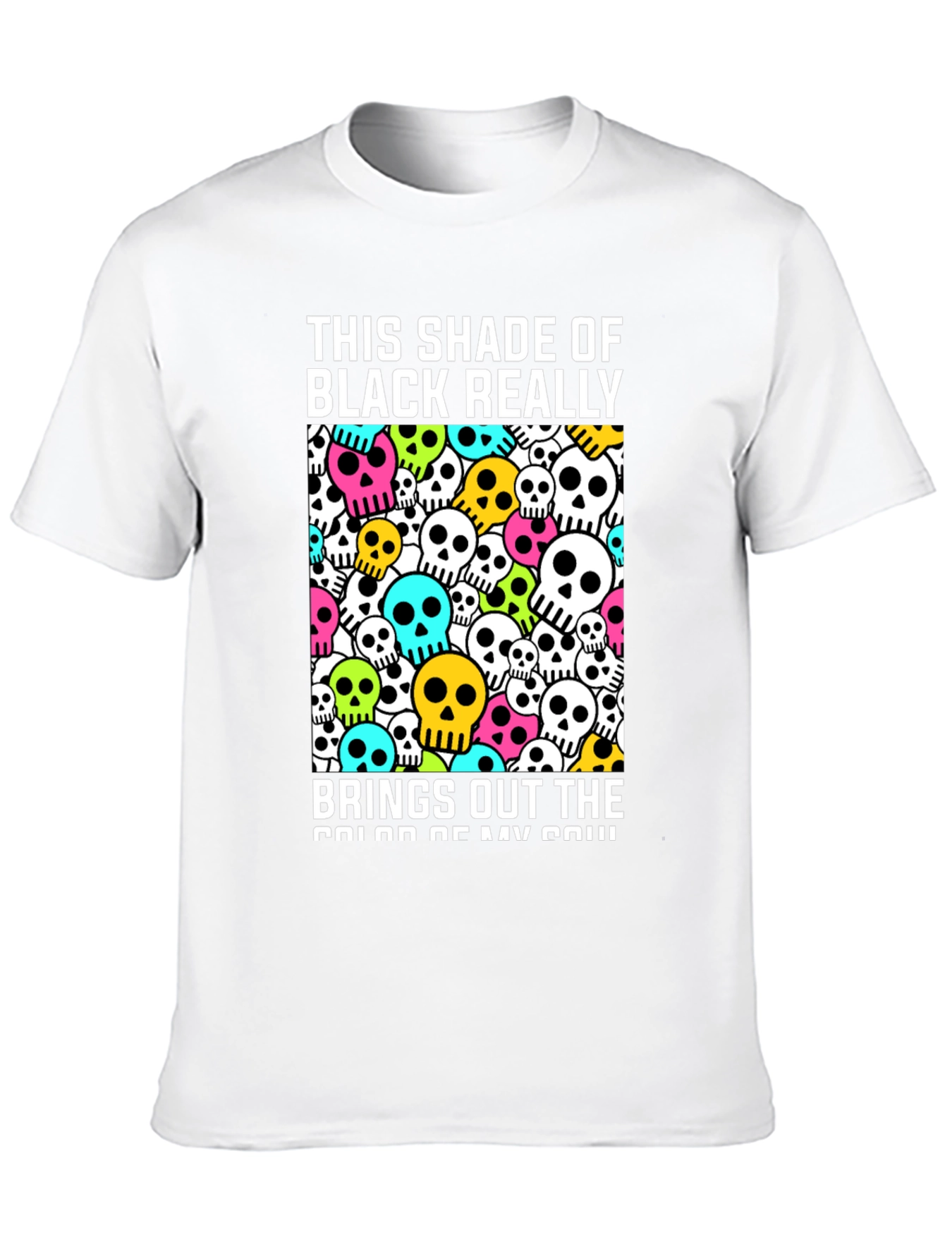 Skull Graphic T-Shirt - This Shade of Black