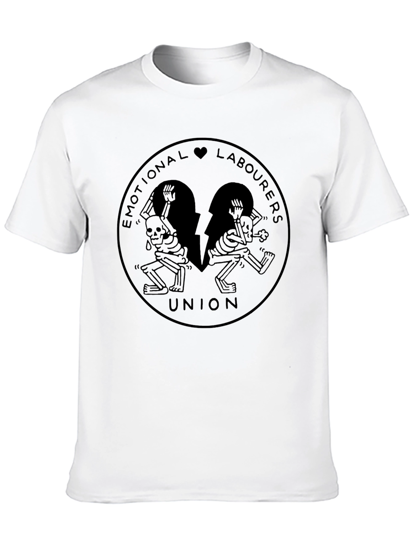 Emotional Labourers Union Black T-Shirt