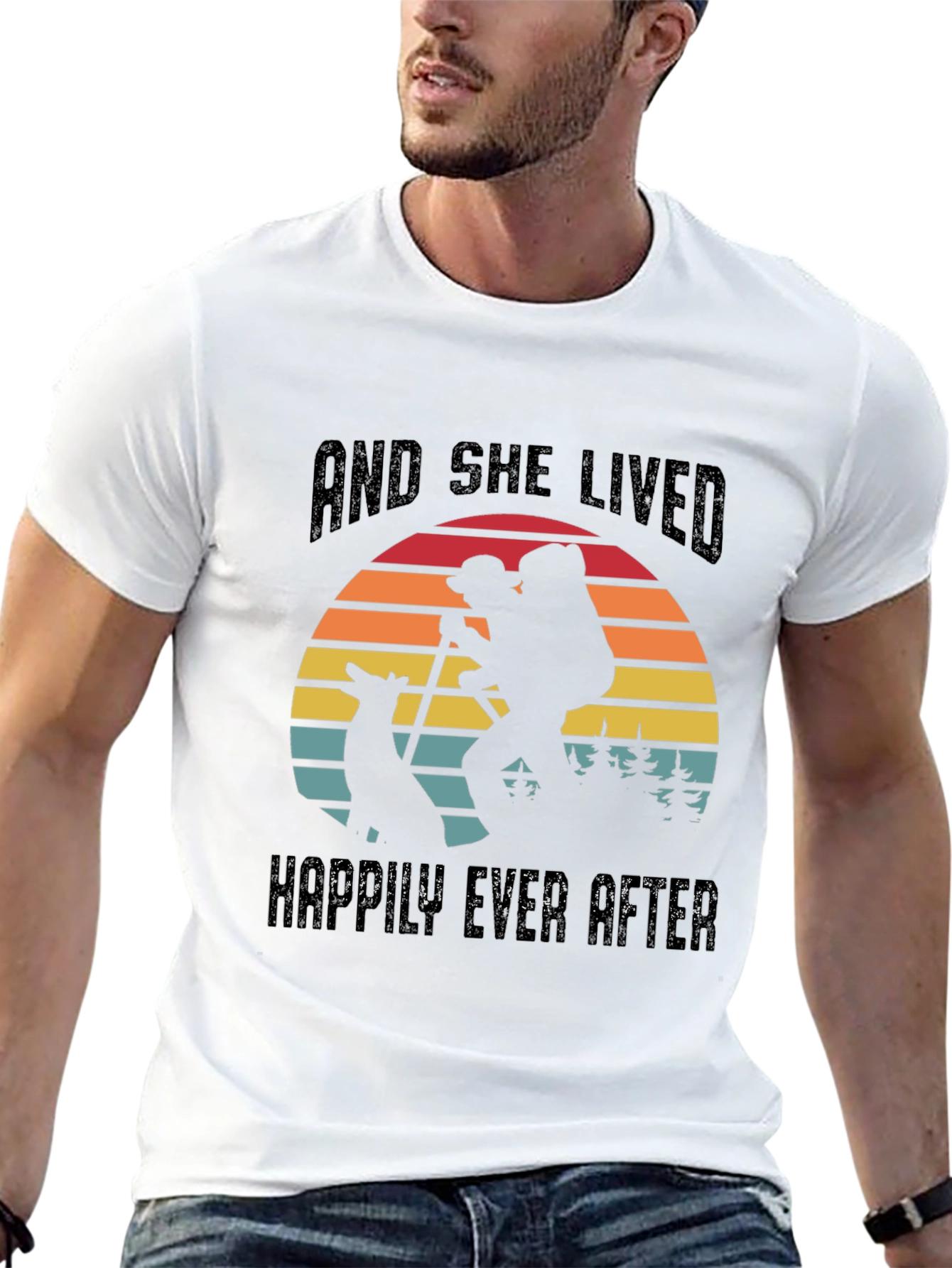 And She Lived Happily Ever After Hiking T-Shirt