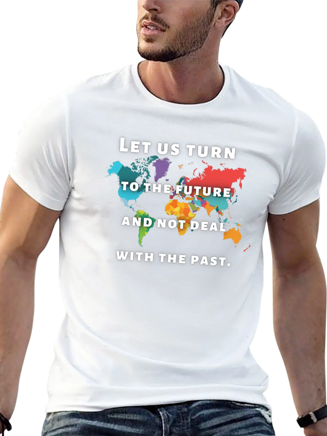 Future World Map Graphic Tee