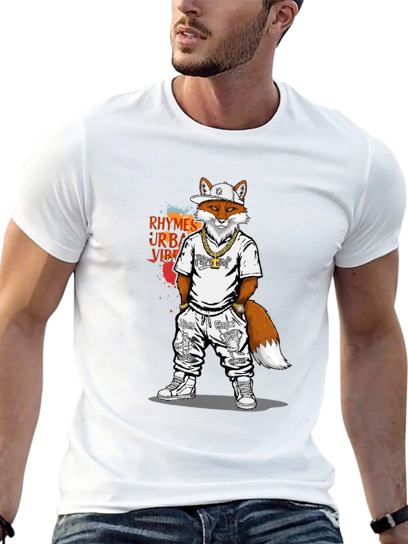 Urban Fox Tee - Rhymes Urban Vibes