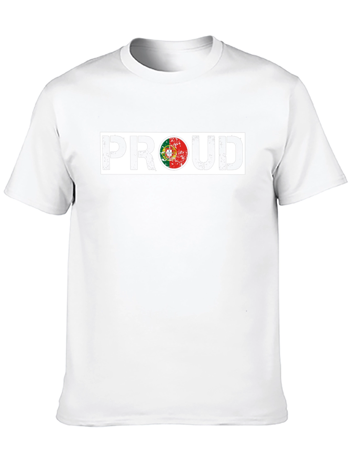 Portugal Flag Proud Black T-Shirt