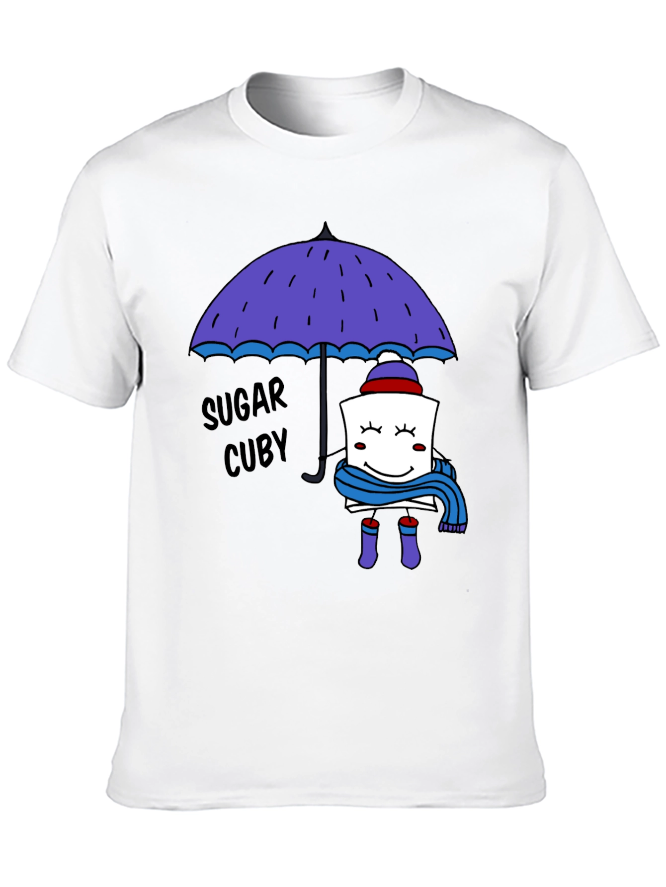 Sugar Cuby Graphic Tee - Whimsical Cartoon T-Shirt