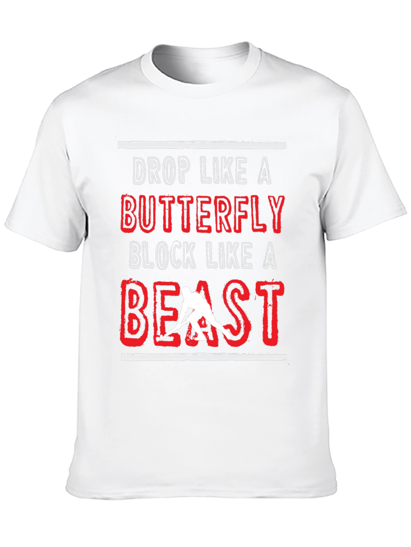 Hockey Beast Graphic T-Shirt - Black
