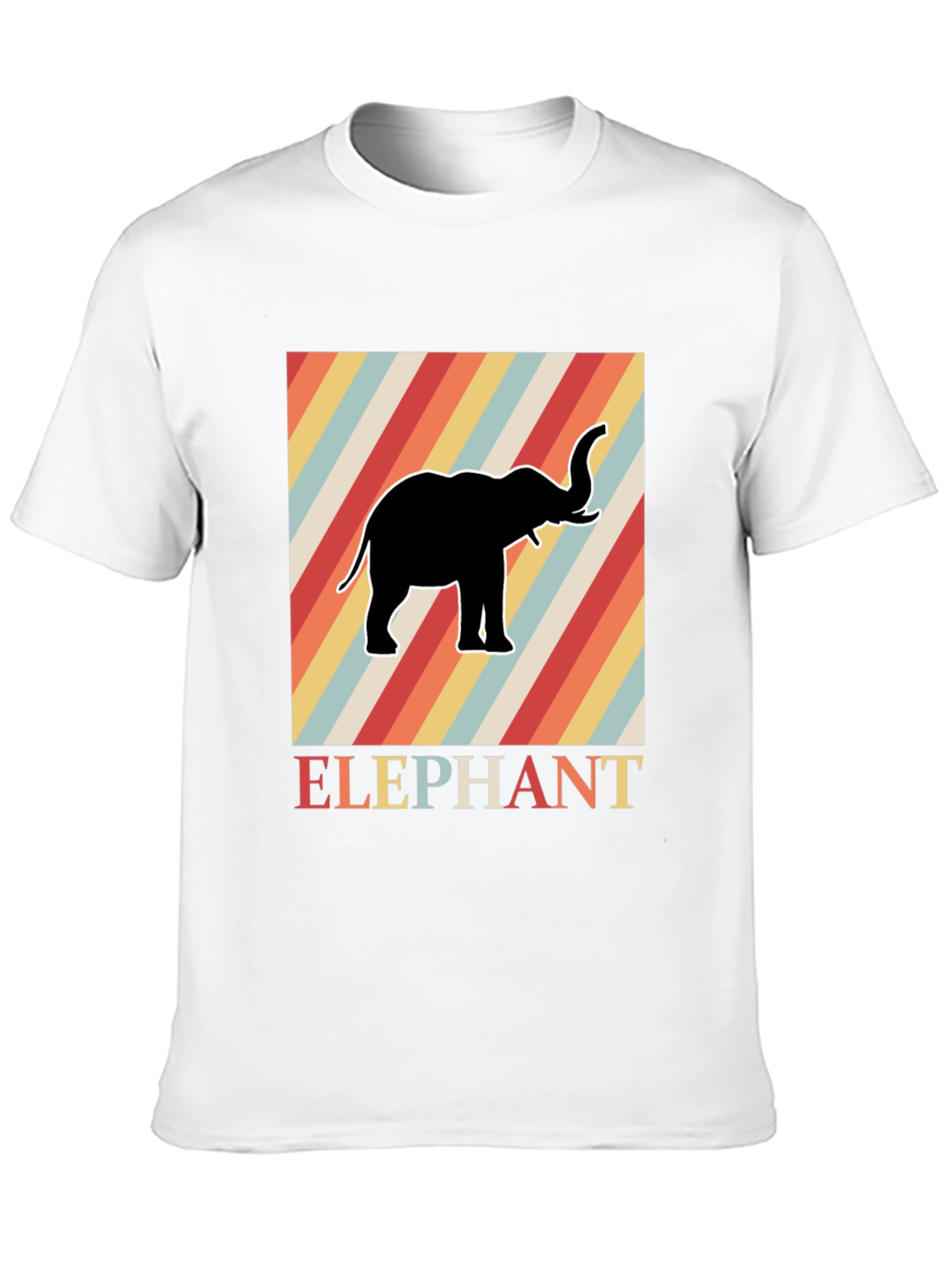 Retro Elephant T-Shirt - Cool Graphic Tee