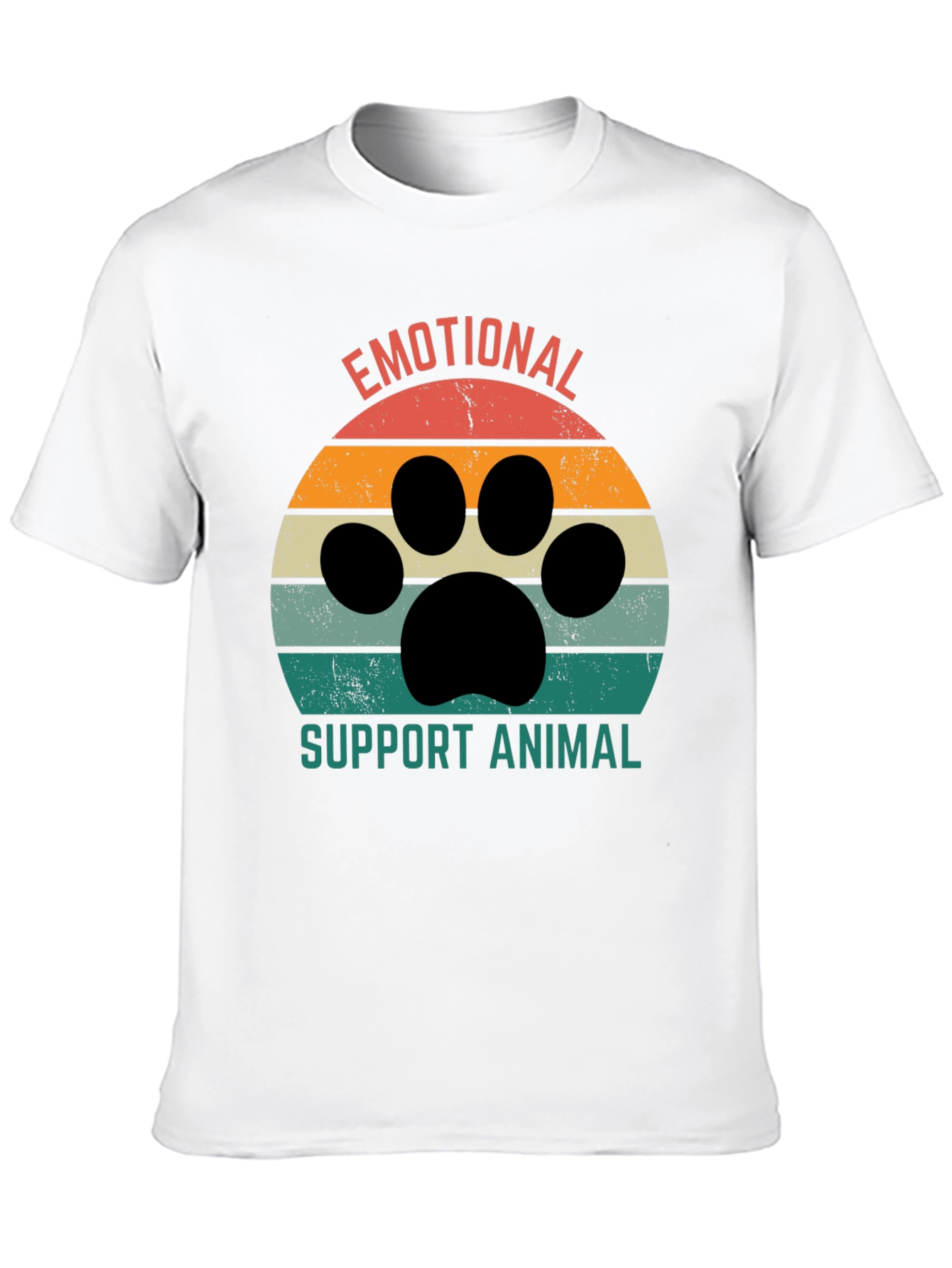 Emotional Support Animal Retro T-Shirt