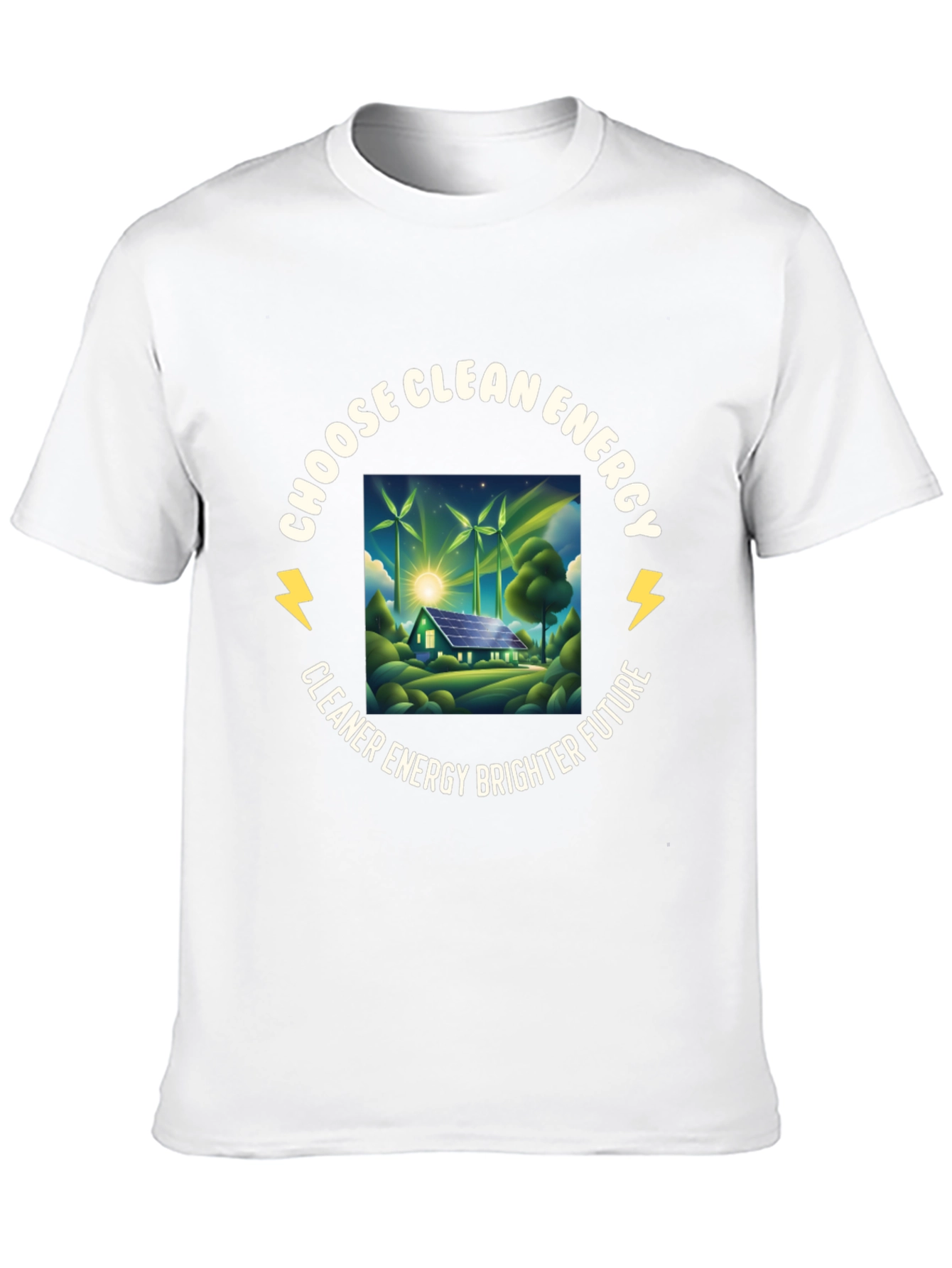 Eco-Friendly Choose Clean Energy Graphic Tee
