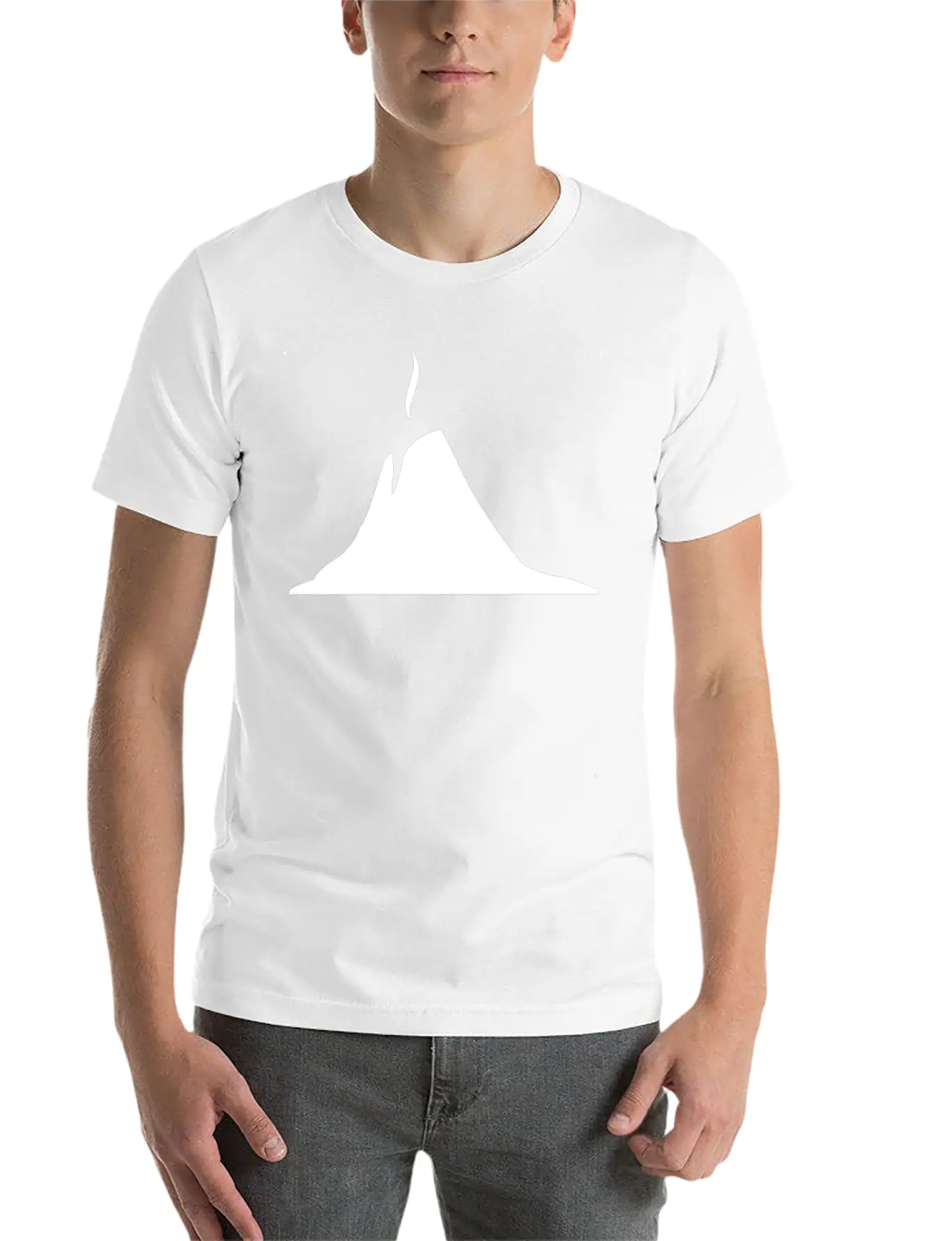 A Volcano Releasing Fumes Into The Atmosphere Timeless Short Sleeve Tee – Comfy And Minimalist Design