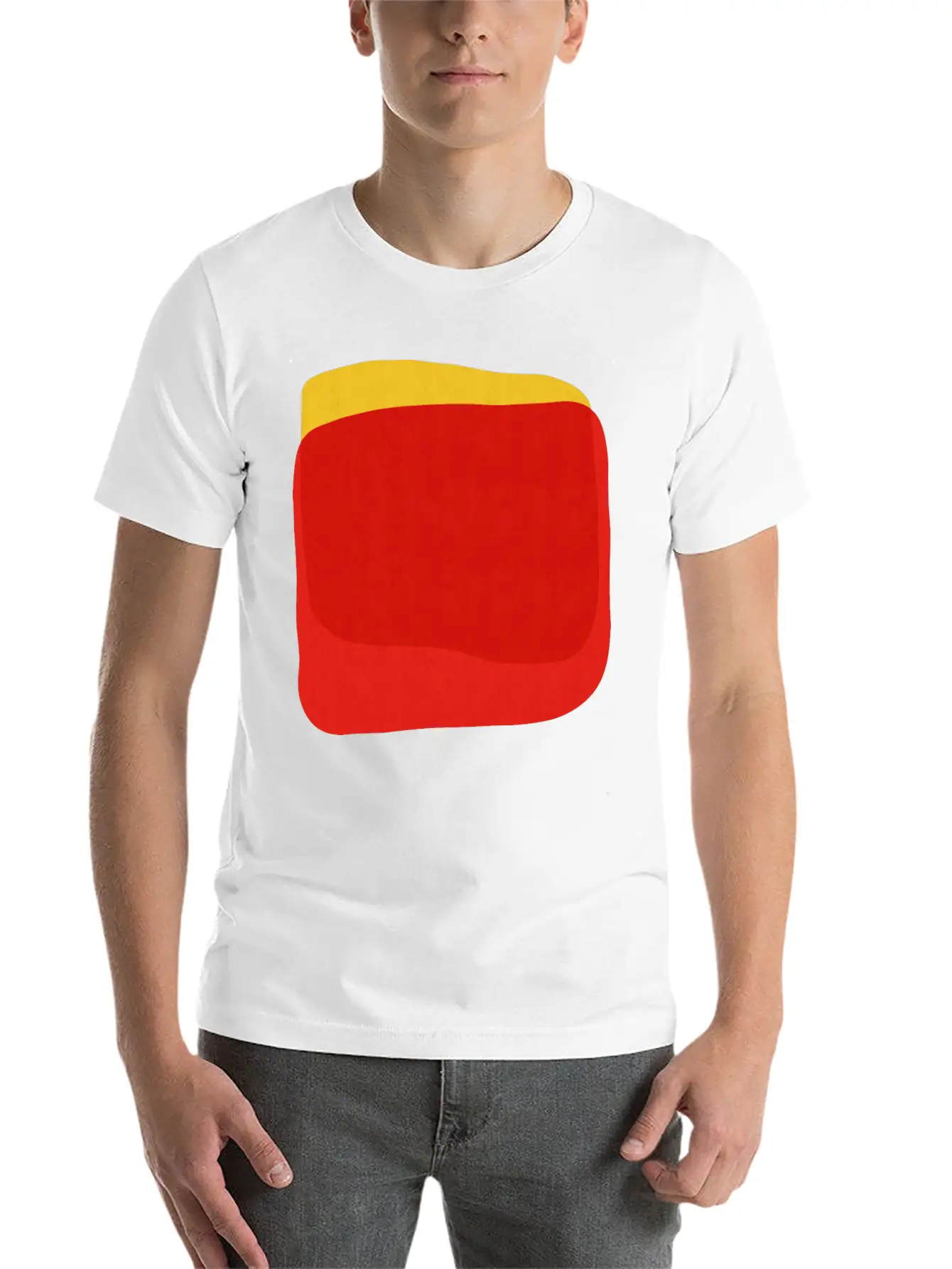 Abstract Shapes 33 Unisex Short Sleeve Soft Cotton T-Shirt – Casual Everyday Wear