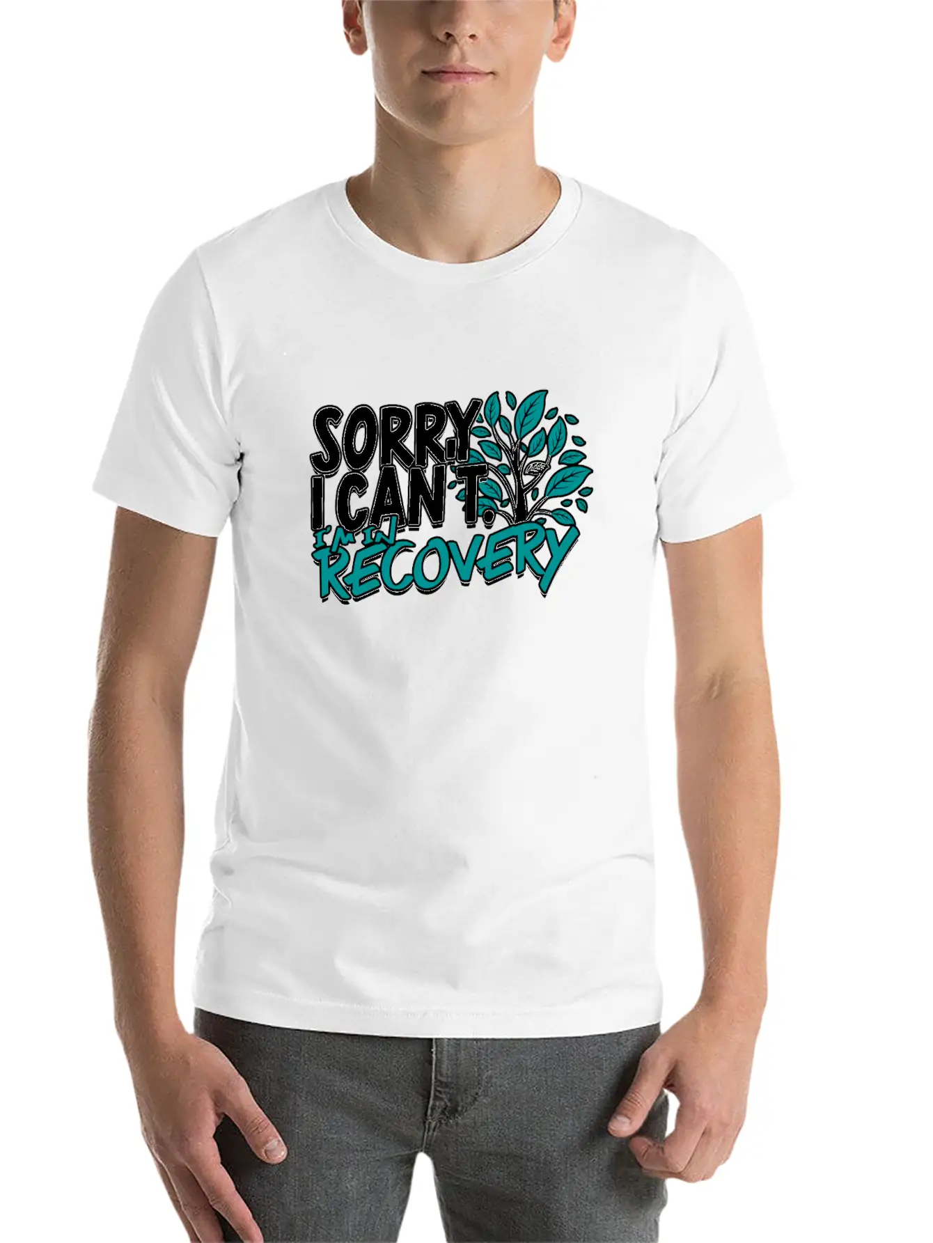 Addiction Recovery I'm In Recovery Timeless Short Sleeve Tee – Comfy And Minimalist Design