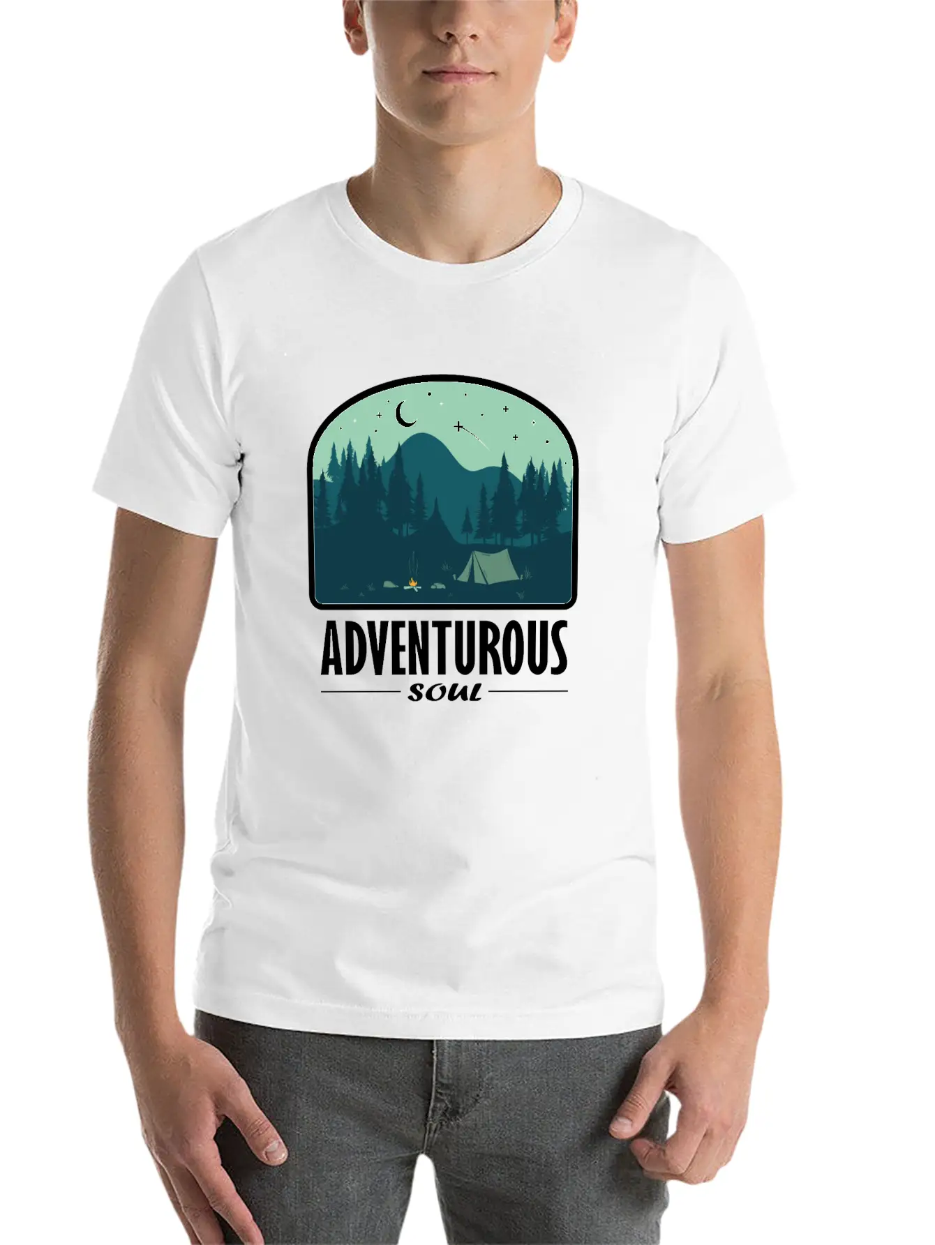 Adventurous Soul Essential Unisex Summer Tee – Soft Cotton Casual Fit