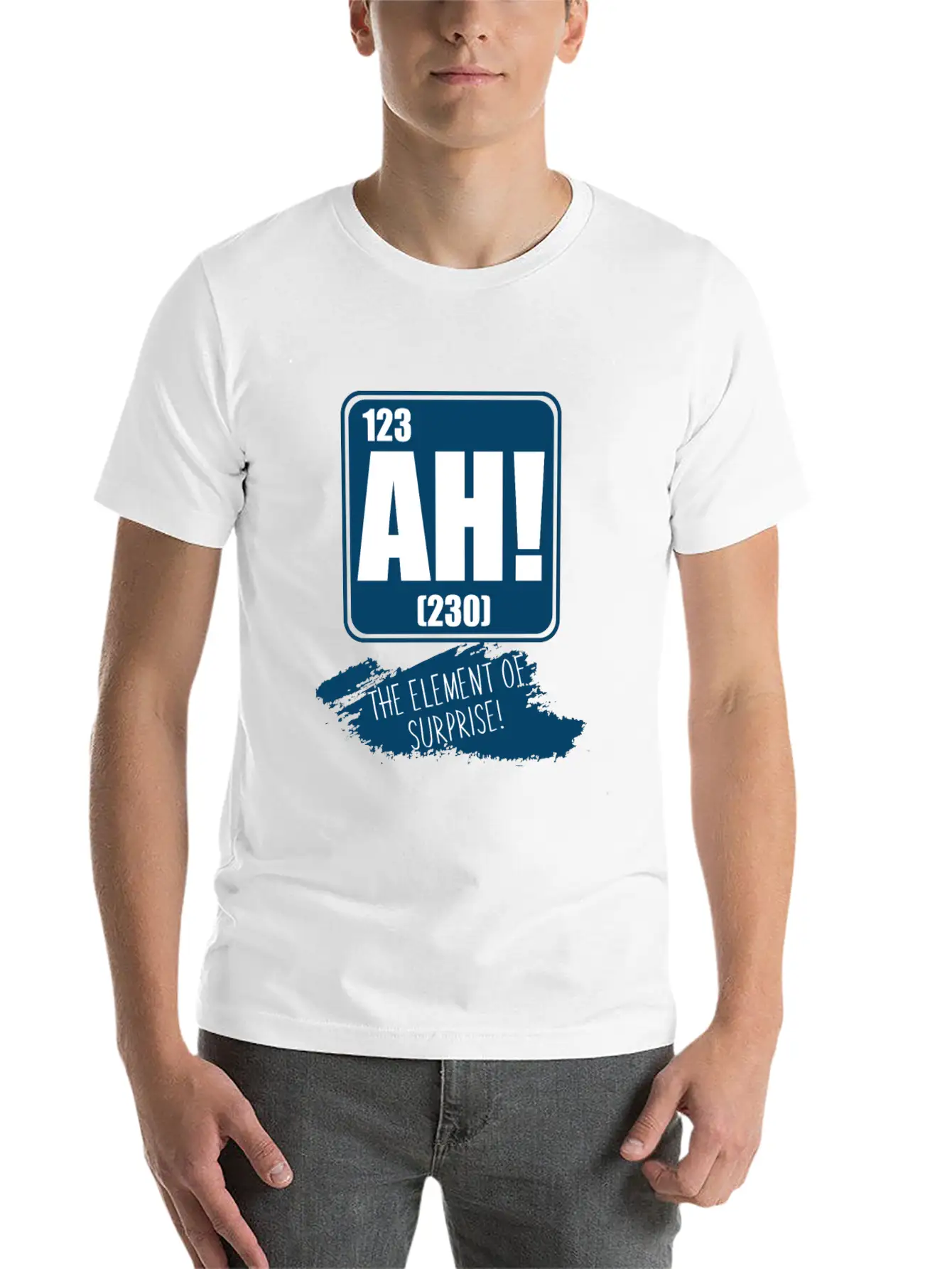 Ah! Unisex Short Sleeve Soft Cotton T-Shirt – Casual Everyday Wear
