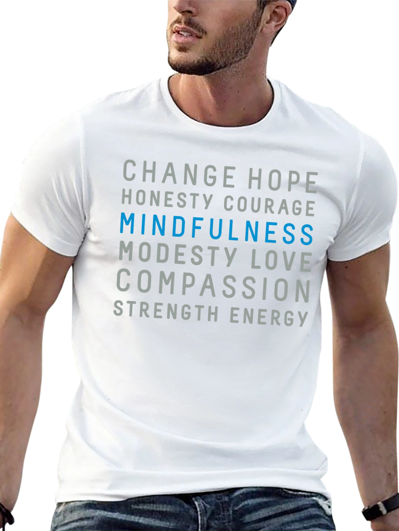 Mindfulness Graphic Tee - Inspiring Positivity