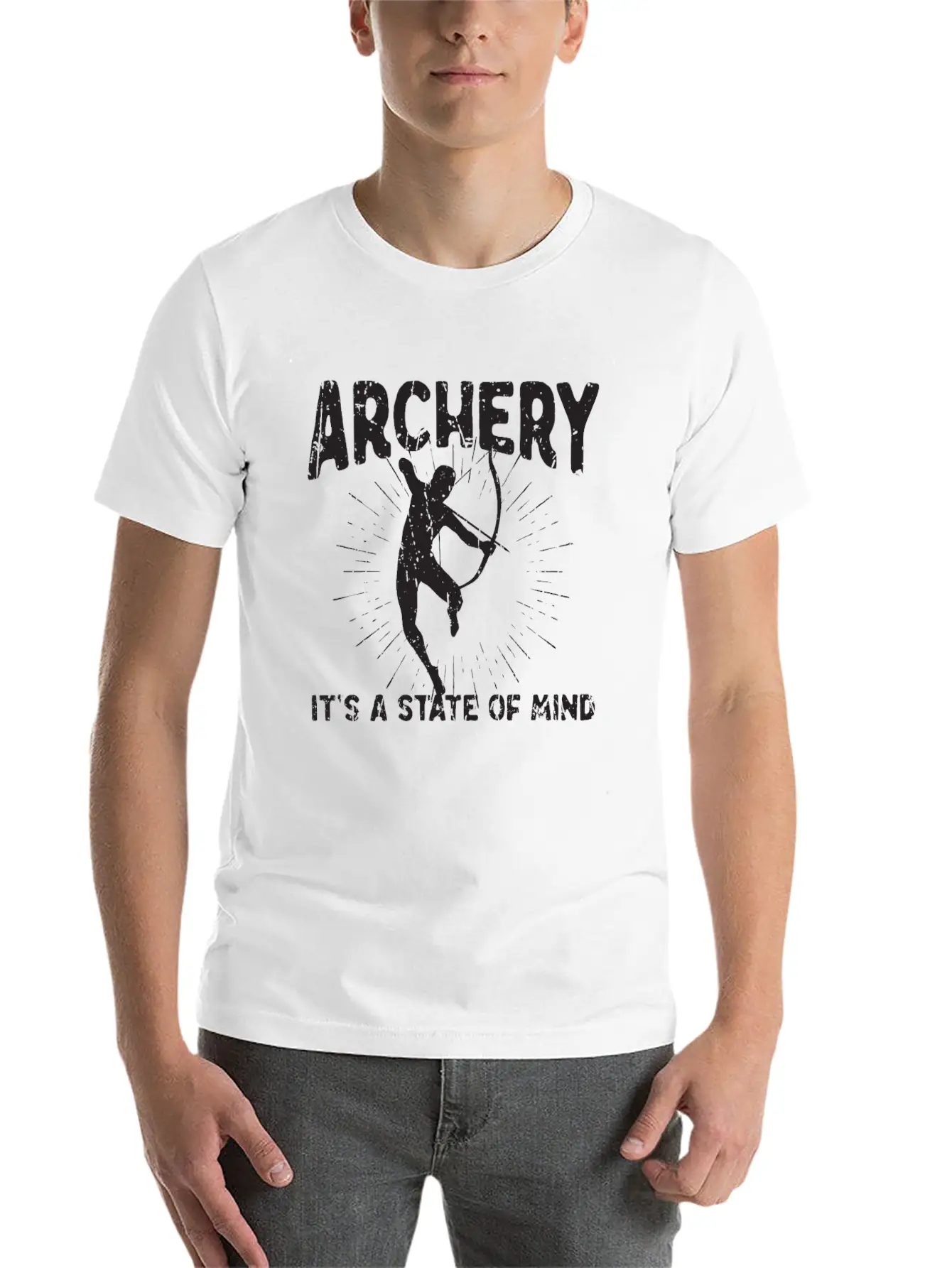 Archery, It's A State Of Mind - Archery Stylish Everyday T-Shirt – Unisex Basic Cotton Tee