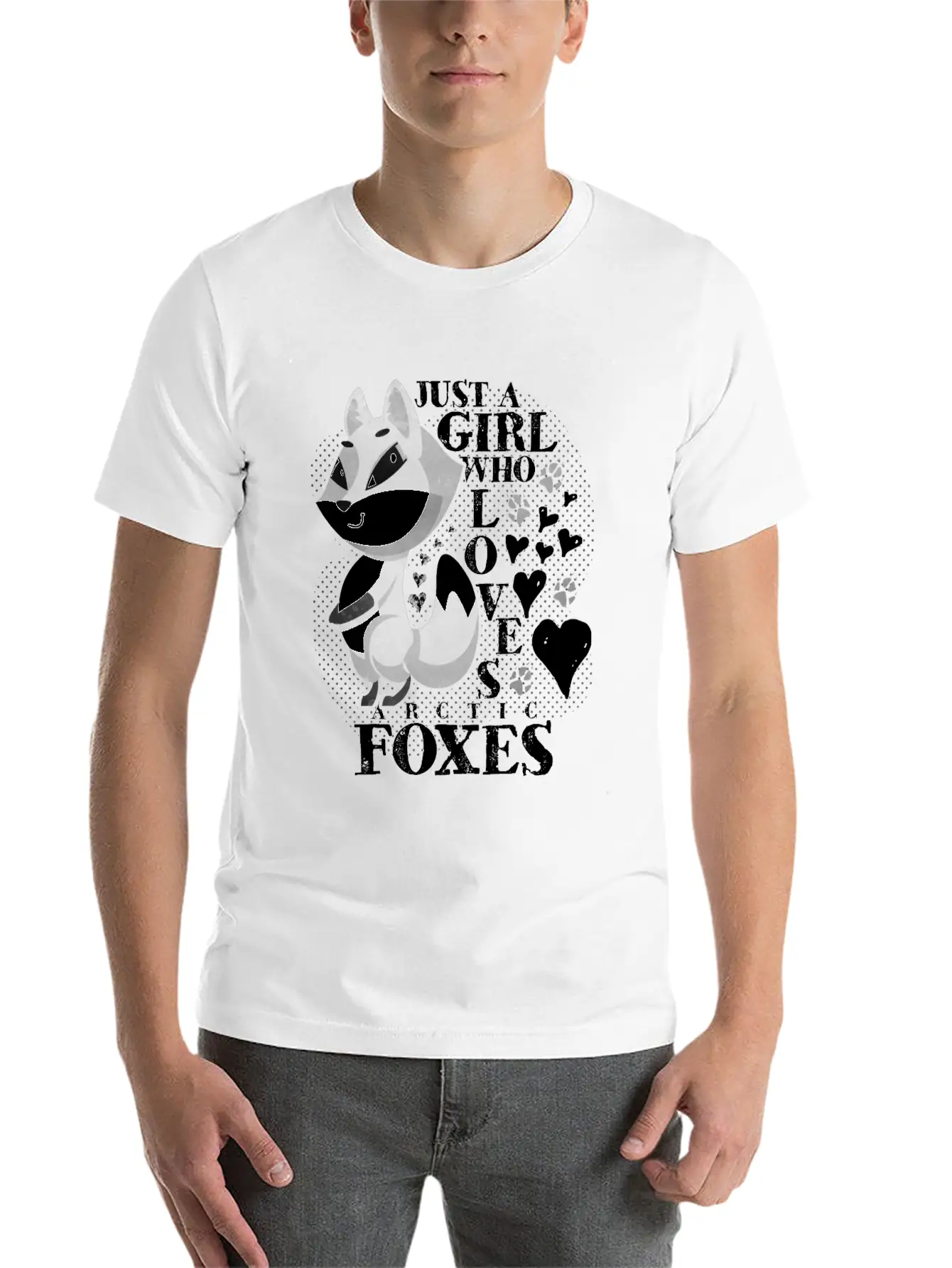 Arctic Fox Stylish Everyday T-Shirt – Unisex Basic Cotton Tee