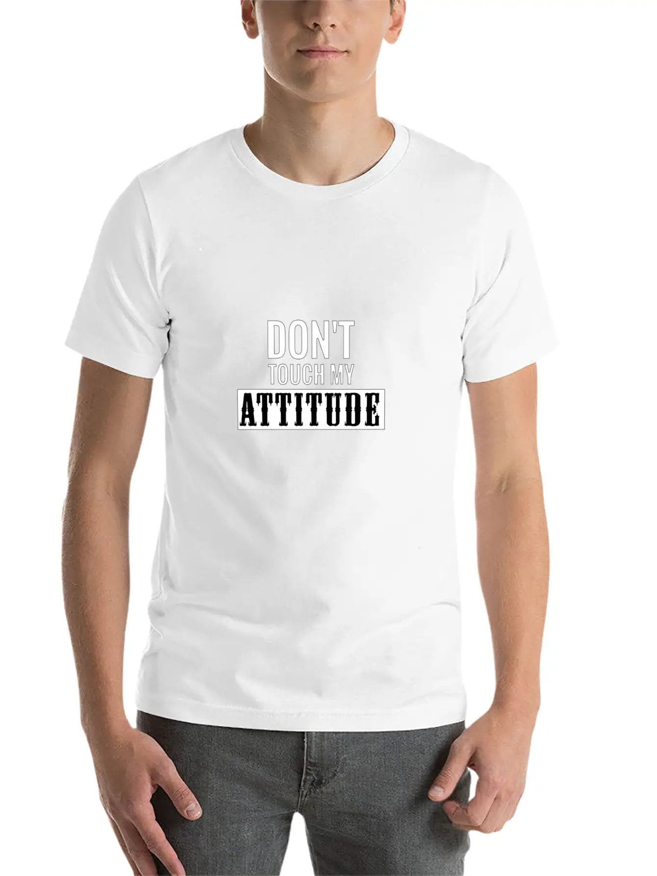 Attitude Essential Unisex Summer Tee – Soft Cotton Casual Fit
