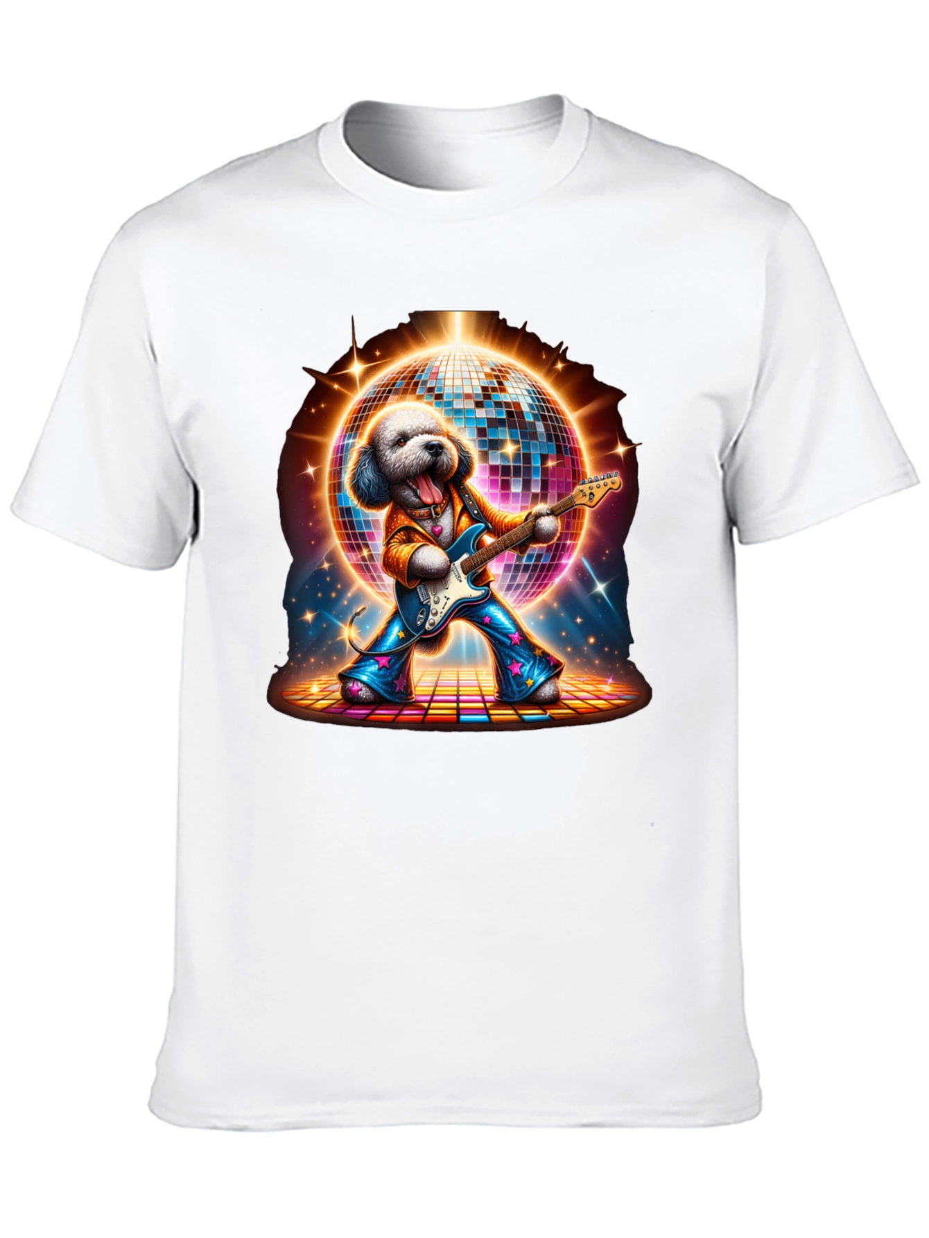 Disco Dog Guitarist T-Shirt