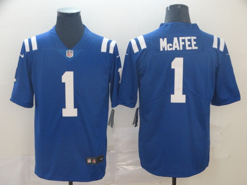 Men's Indianapolis Colts Mcafee Blue Player Game Jerseys