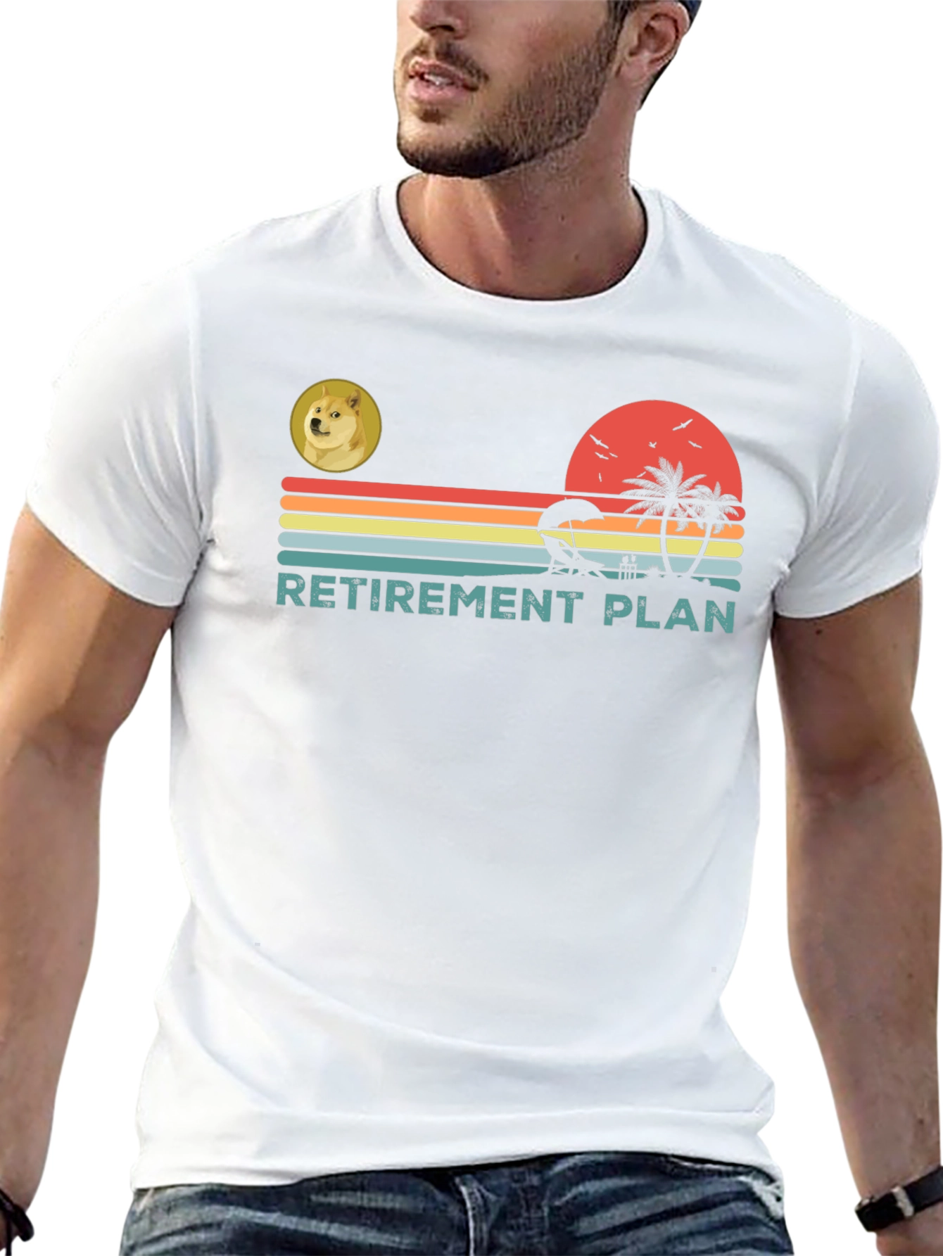 Retirement Plan Palm Tree T-Shirt